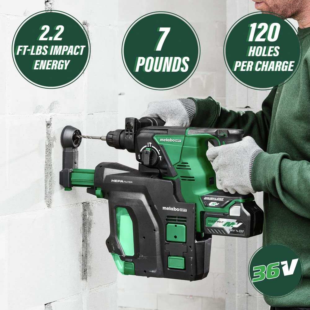 metabo-hpt-36v-multivolt-cordless-rotary-hammer-drill-tool-only-sds-plus-1-1-8 image 5