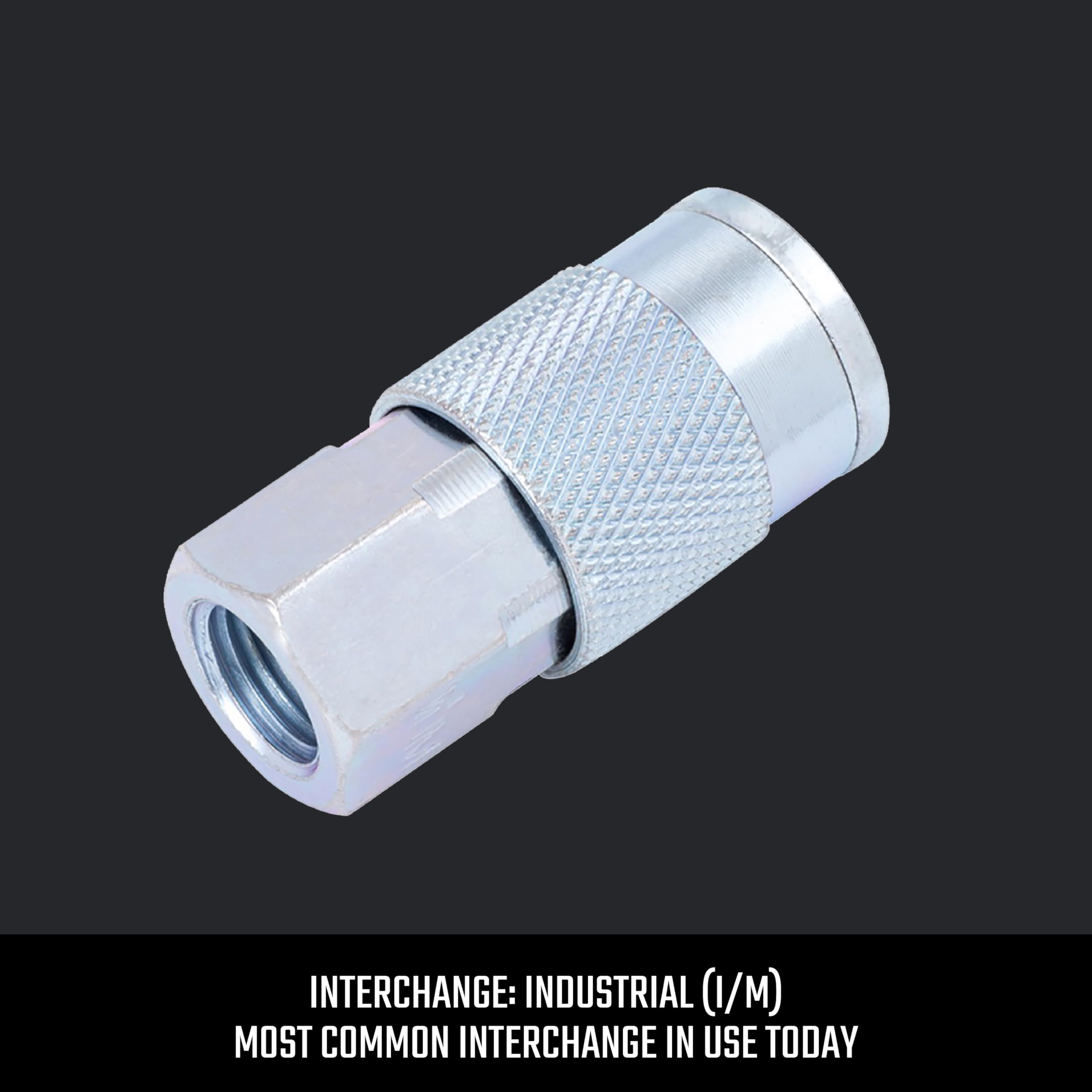 craftsman-1-4-in-steel-npt-female-coupler-for-air-hose-fittings-quick-connector- image 2