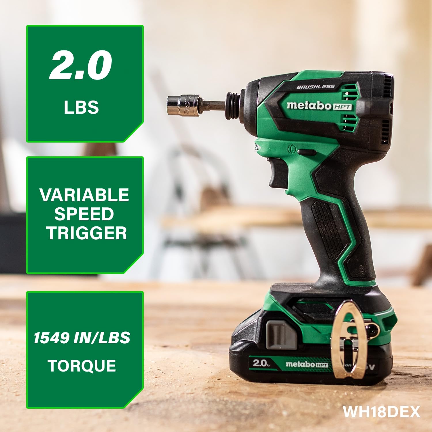 metabo-hpt-18v-multivolt-cordless-combo-kit-kc18dex4-drill-impact-driver-recipro image 4