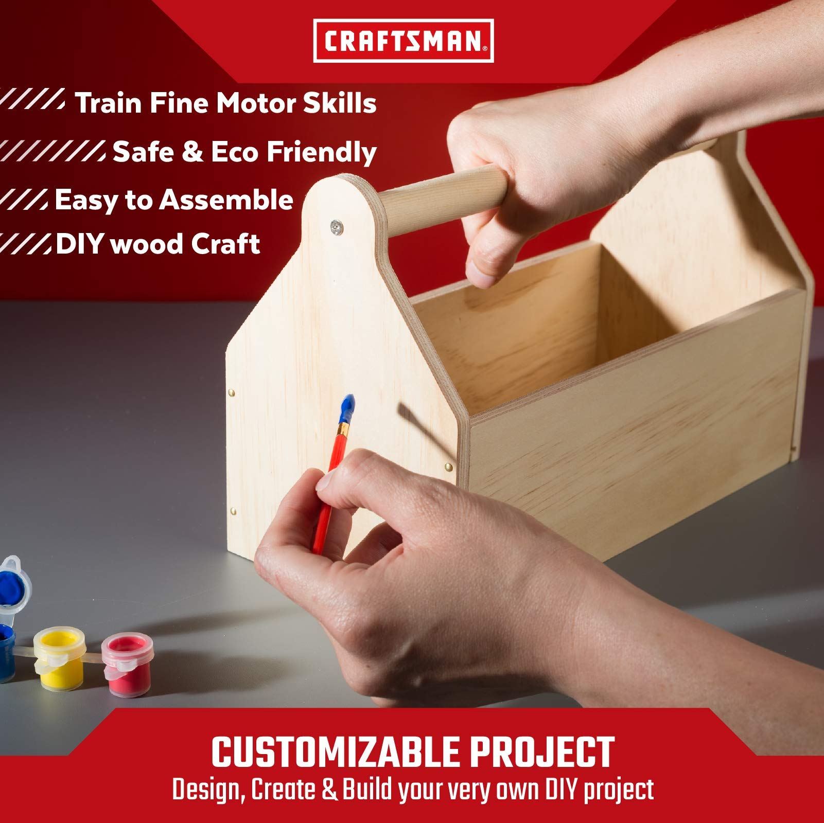 craftsman-kids-wooden-toolbox-craft-kit-build-and-paint-your-own-toolbox image 7