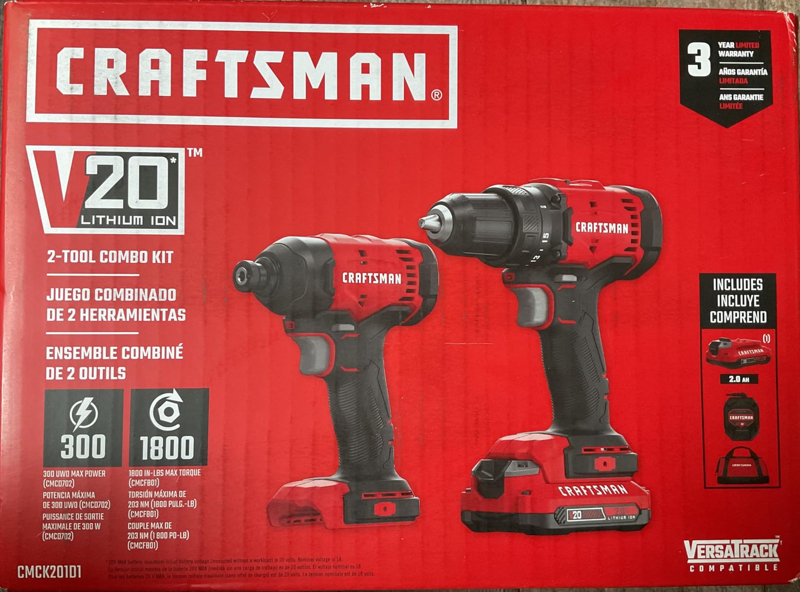Good tools, but the battery is large