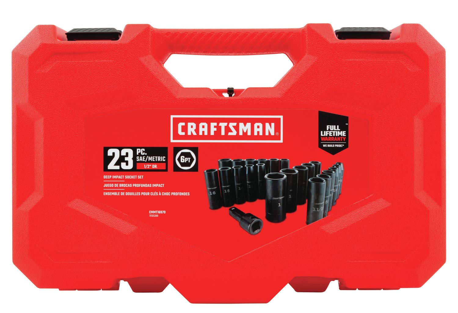 craftsman-deep-impact-socket-set-sae-1-2-inch-drive-23-pieces-cmmt16970-corrosio image 2