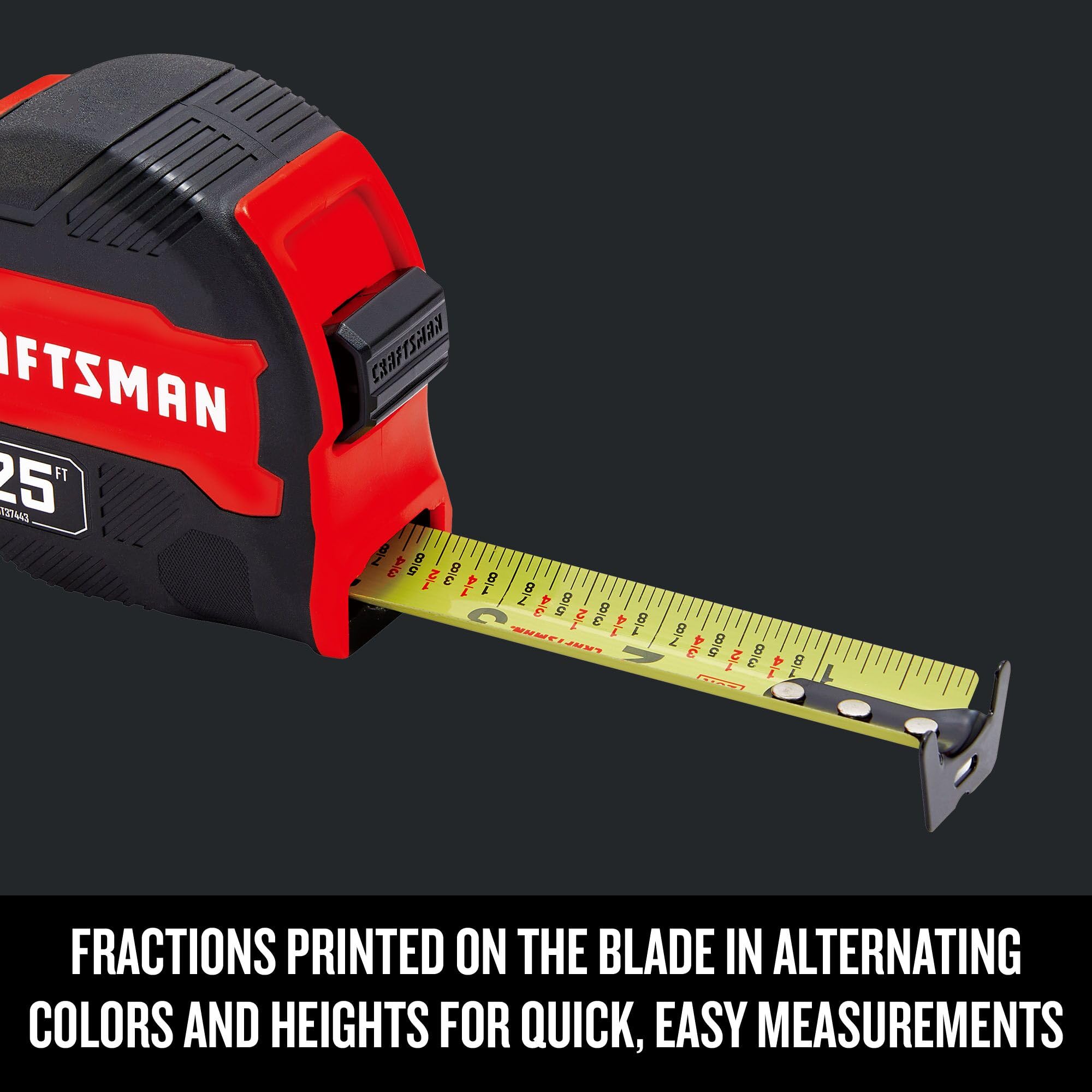 craftsman-25-foot-tape-measure-with-fraction-markings-retractable-manual-locking image 4