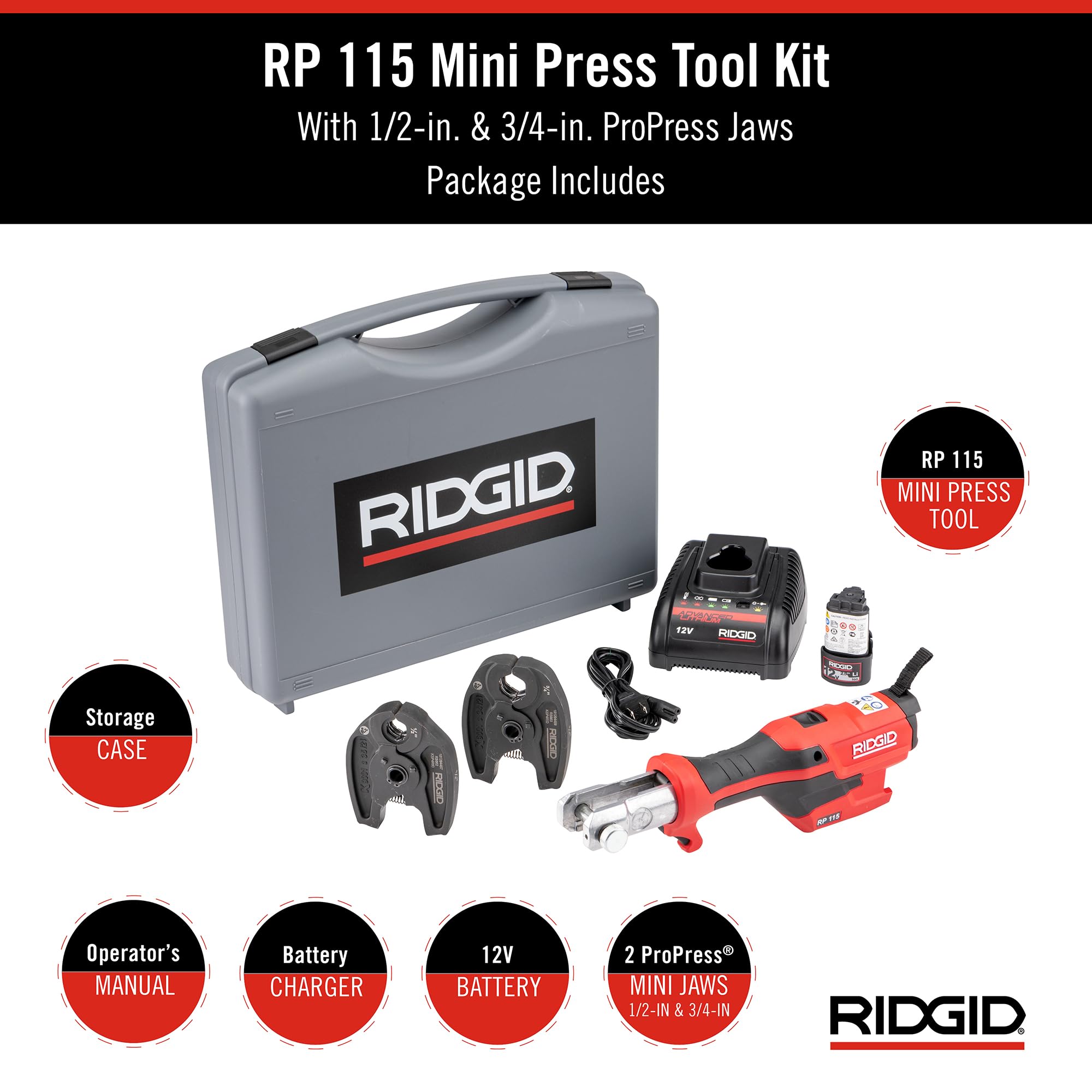 ridgid-72553-rp-115-mini-press-tool-kit-with-propress-jaws-1-2-3-4-12v-battery-c image 2