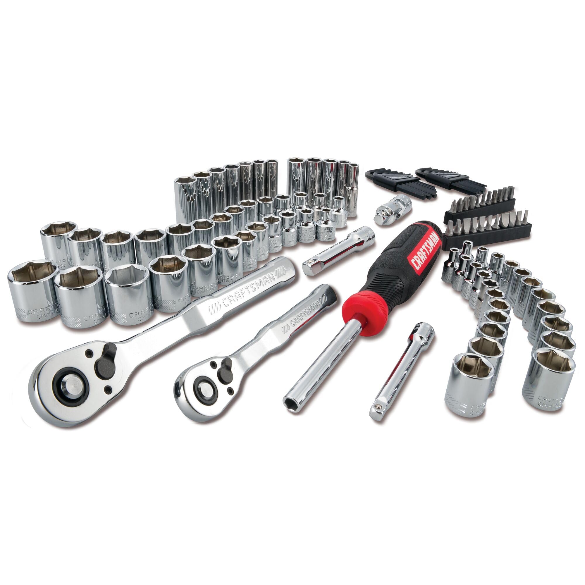 craftsman-104pc-mechanic-tool-set-cmmt45104-with-portable-toolbox-72-tooth-low-p image 7