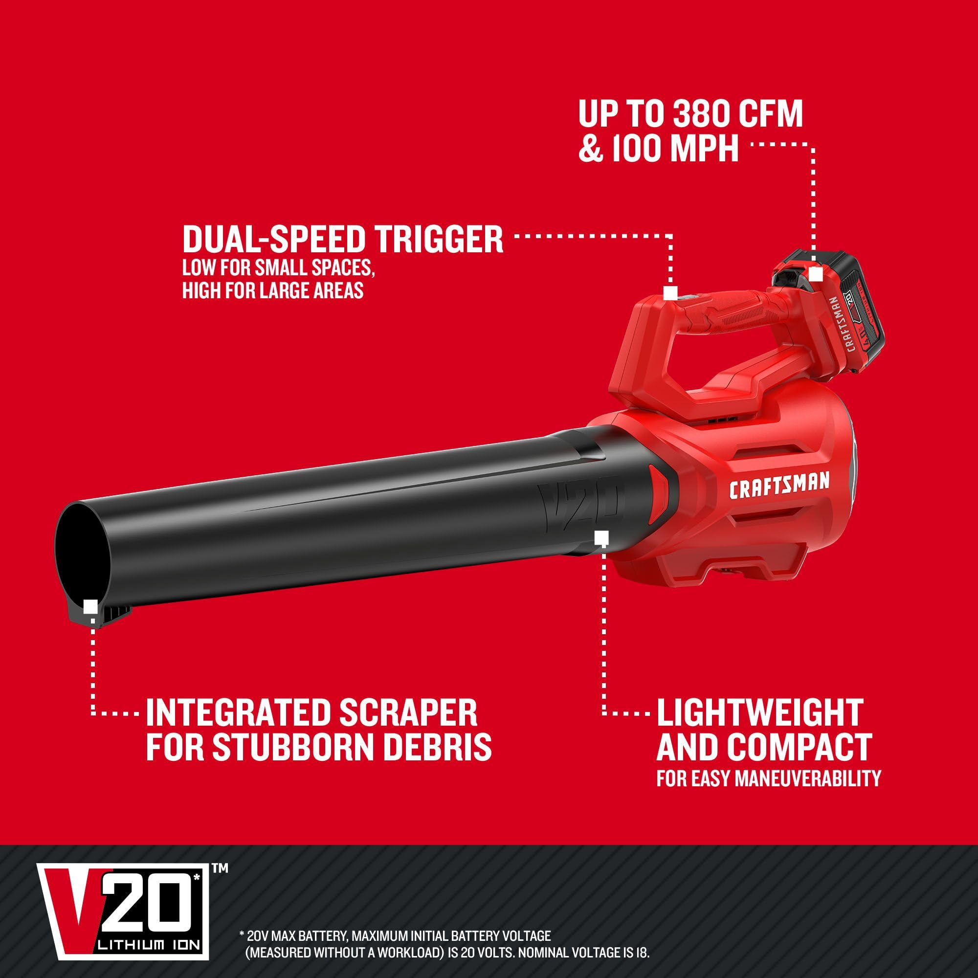 craftsman-v20-cordless-axial-leaf-blower-kit-cmcbl700m1 image 7