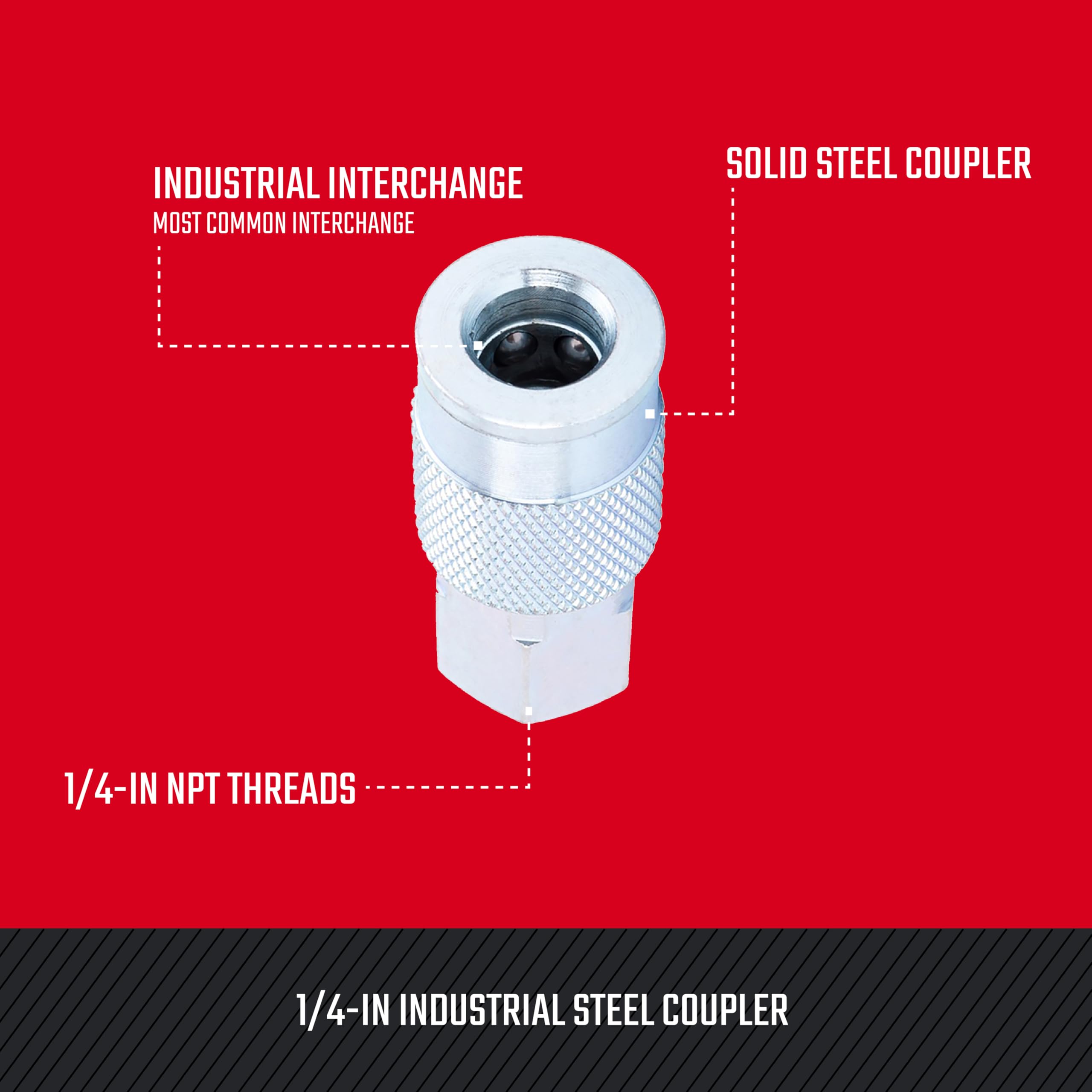 craftsman-1-4-in-steel-npt-female-coupler-for-air-hose-fittings-quick-connector- image 3