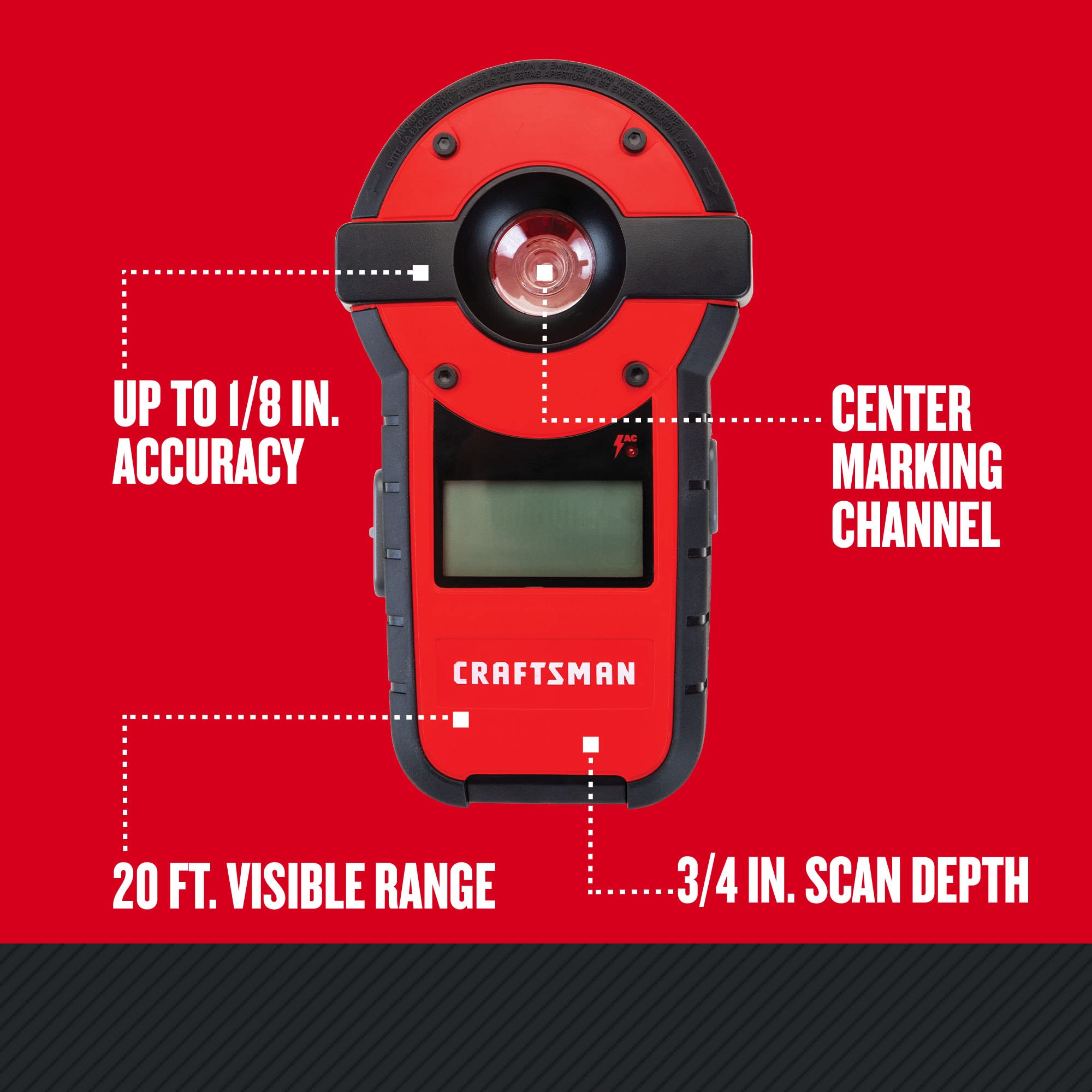 craftsman-laser-level-and-stud-sensor-combo-cmht77636-20-foot-range-self-levelin image 3
