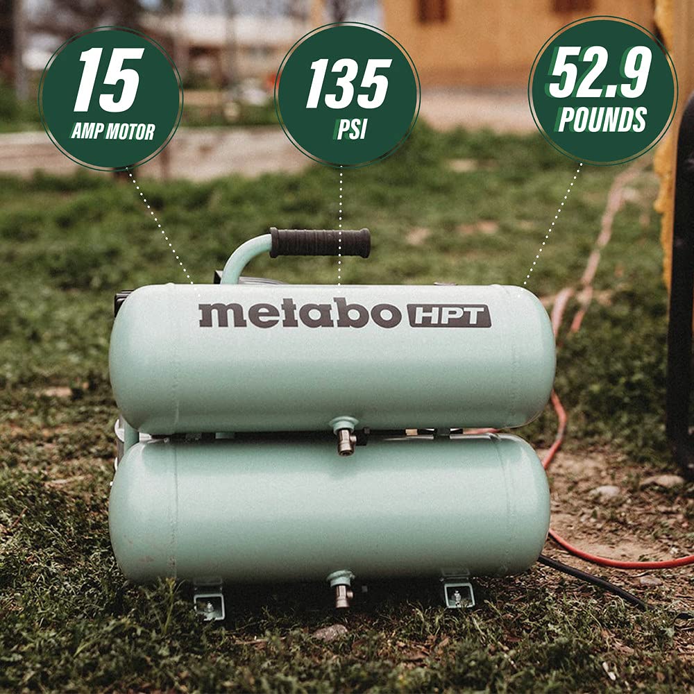 metabo-hpt-ec99s-4-gallon-twin-stack-air-compressor image 8