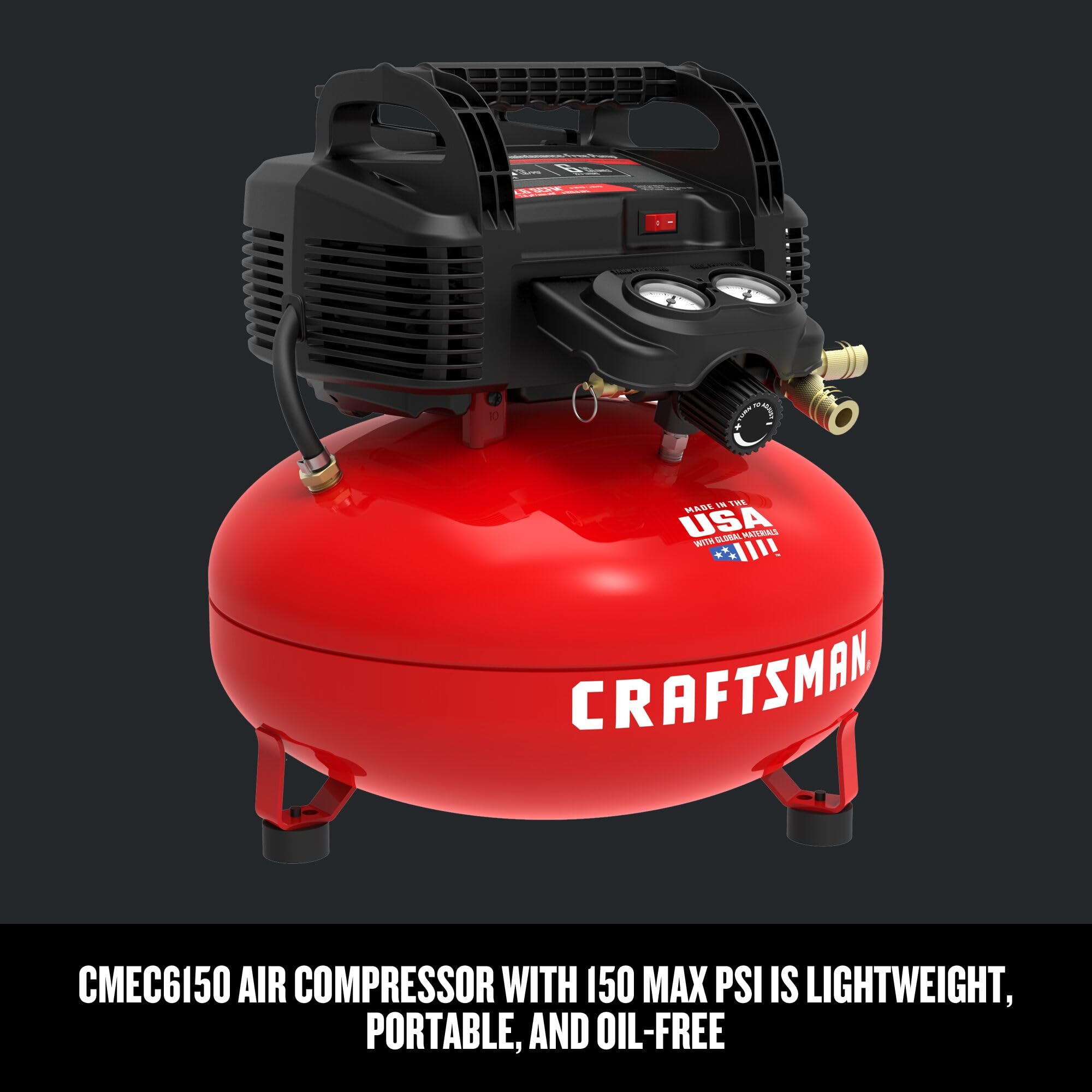 craftsman-cmec1kit18-air-compressor-combo-kit-with-18-gauge-brad-nailer-and-hose image 4
