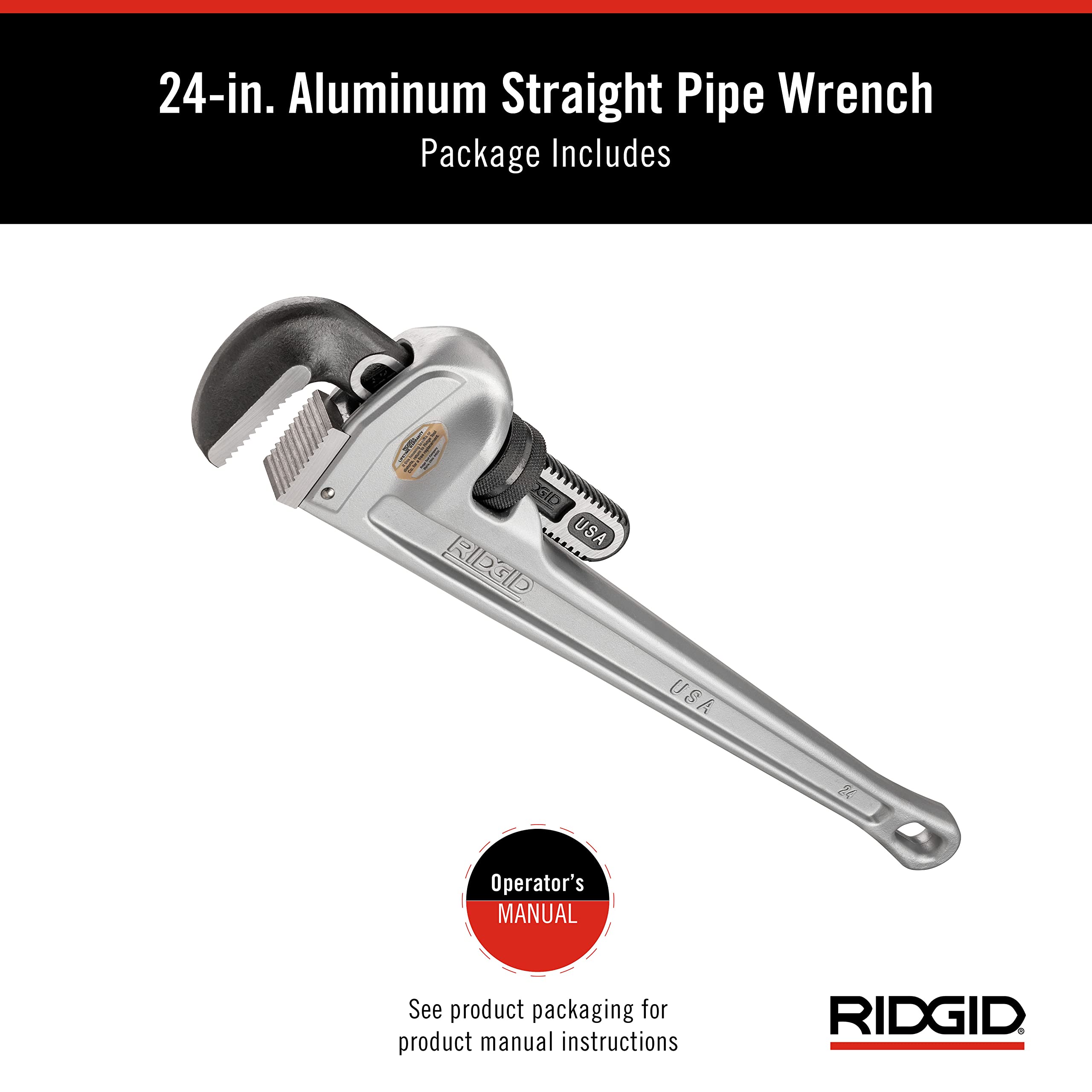 ridgid-model-824-24-inch-aluminum-straight-pipe-wrench-31105 image 7