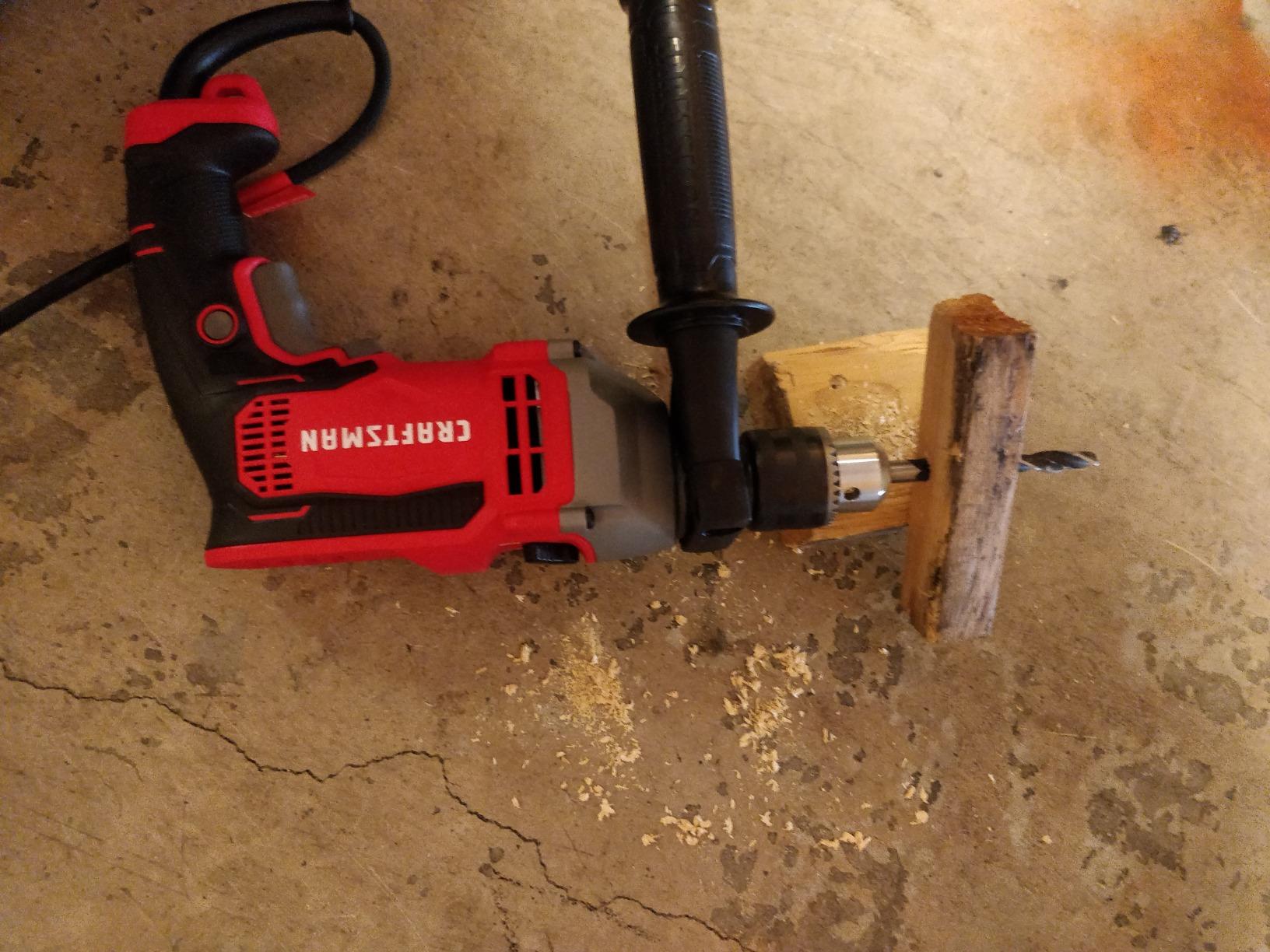 Solid hammer drill