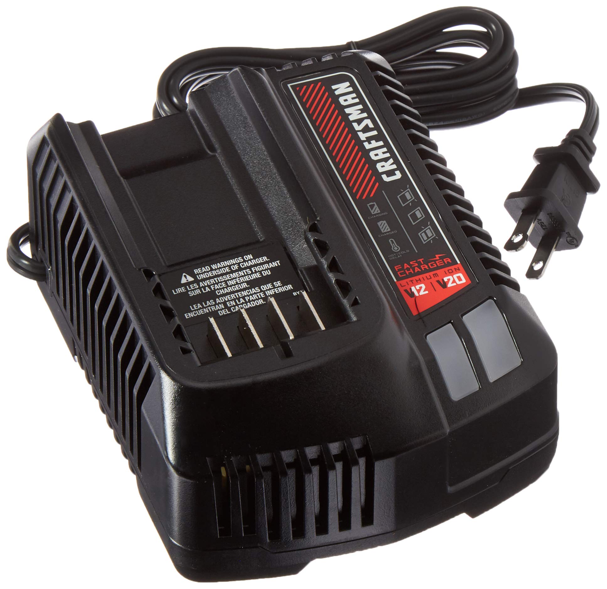 craftsman-cmcb104-v20-battery-charger-with-led-indicator-compatible-with-all-v20 image 1