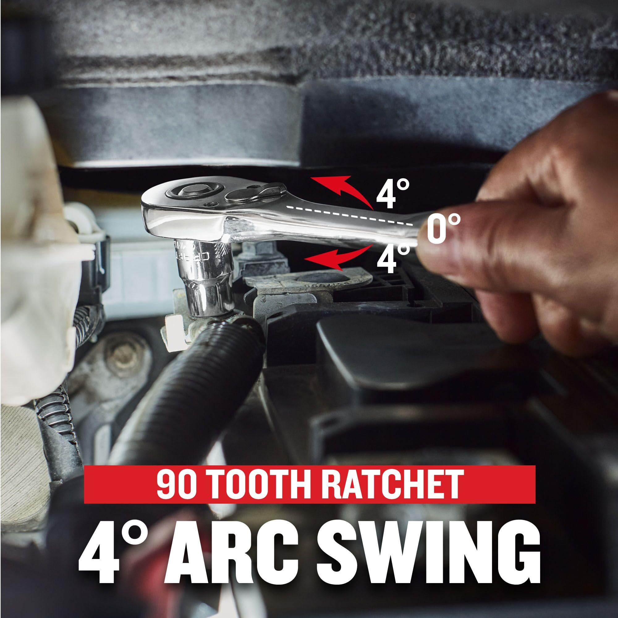 craftsman-mechanics-tool-set-1-4-inch-drive-20-piece-90-tooth-cmmt12108 image 4