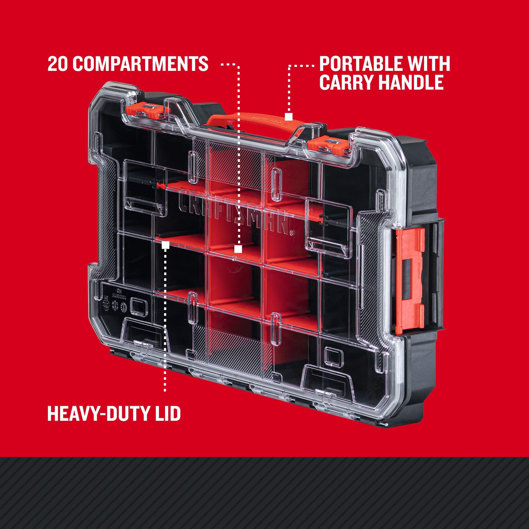 craftsman-versastack-20-compartment-small-parts-organizer-with-removable-divider image 2