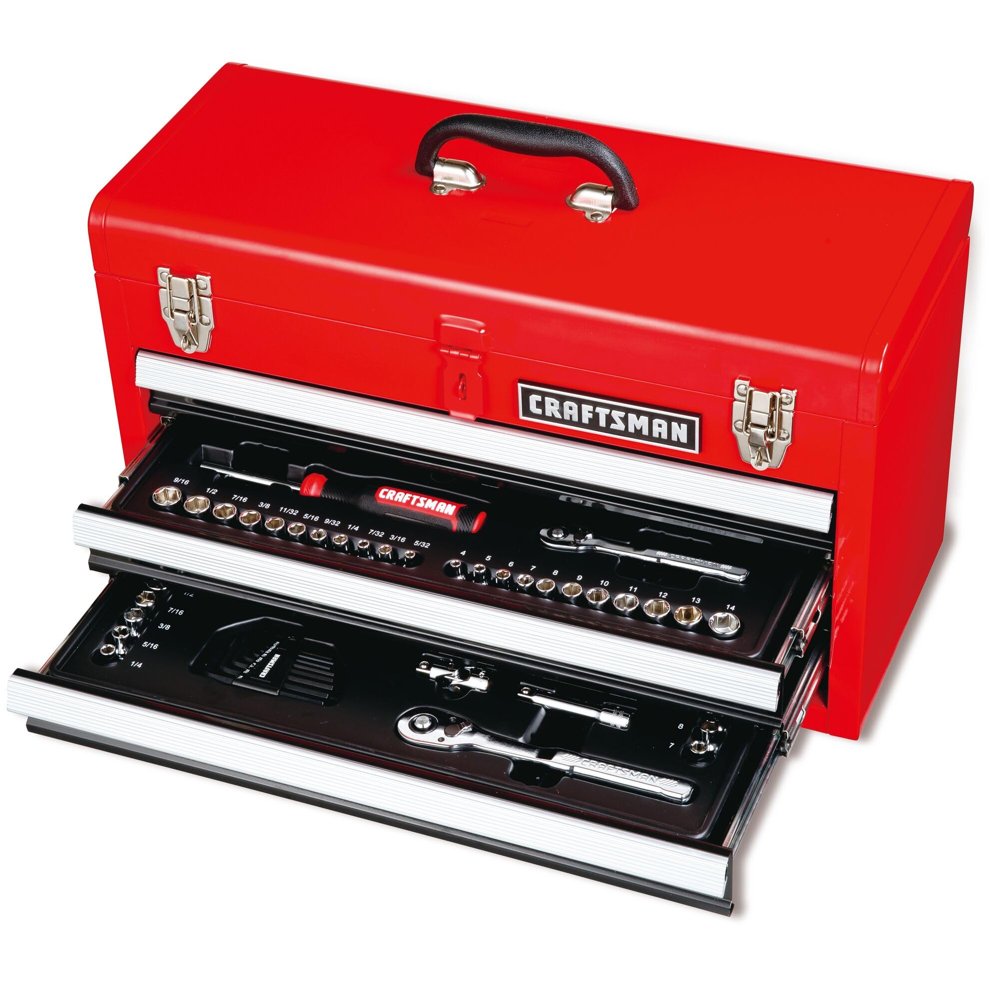 craftsman-104pc-mechanic-tool-set-cmmt45104-with-portable-toolbox-72-tooth-low-p image 1
