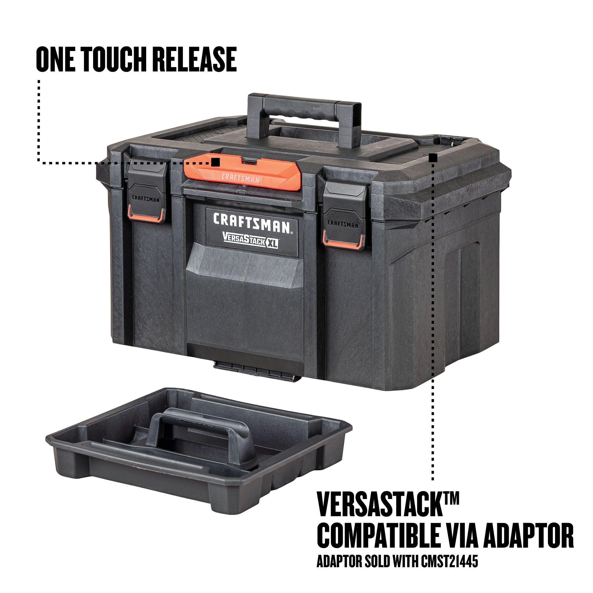craftsman-versastack-xl-tool-box-waterproof-indoor-outdoor-stackable-tool-storag image 2