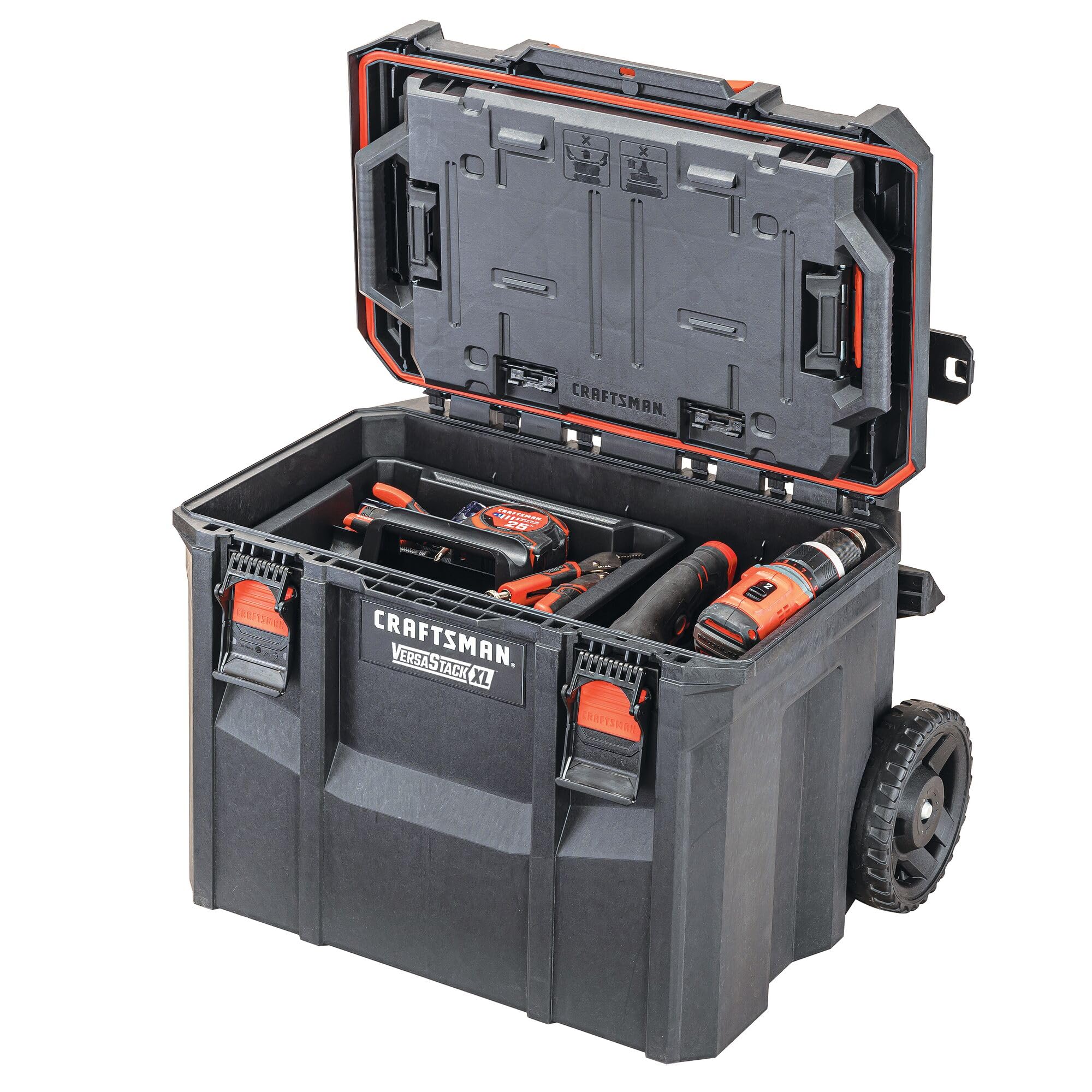 craftsman-versastack-xl-tool-box-with-wheels-22-5-inch-cmst21445-waterproof-stac image 8