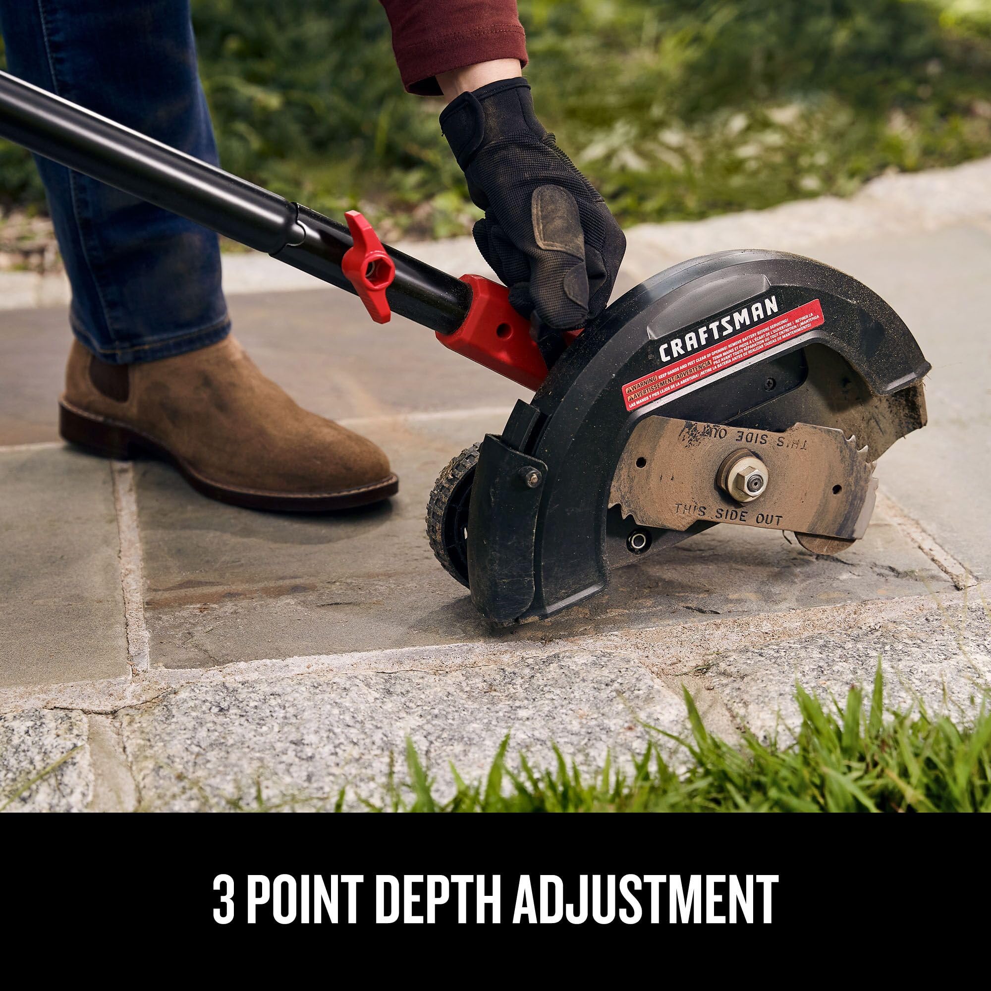 craftsman-20v-cordless-edger-bare-tool-only-cmced400b-v20-platform-4-position-de image 5
