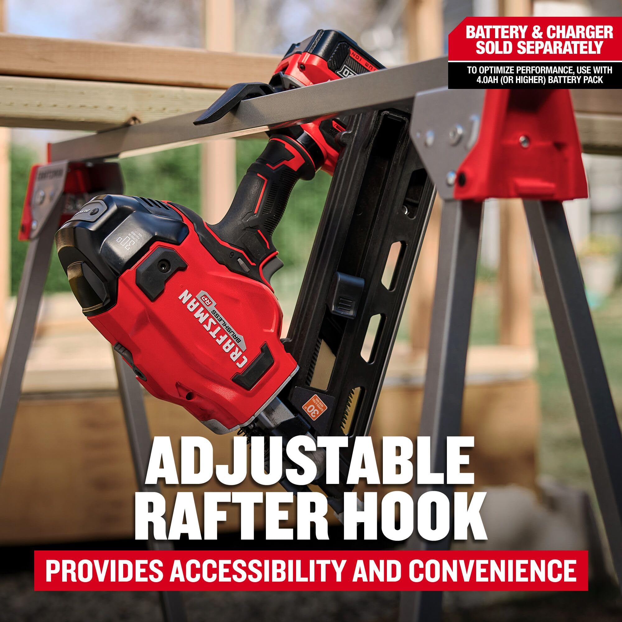 craftsman-v20-brushless-cordless-30-framing-nailer-tool-only-cmcn630ptb image 6