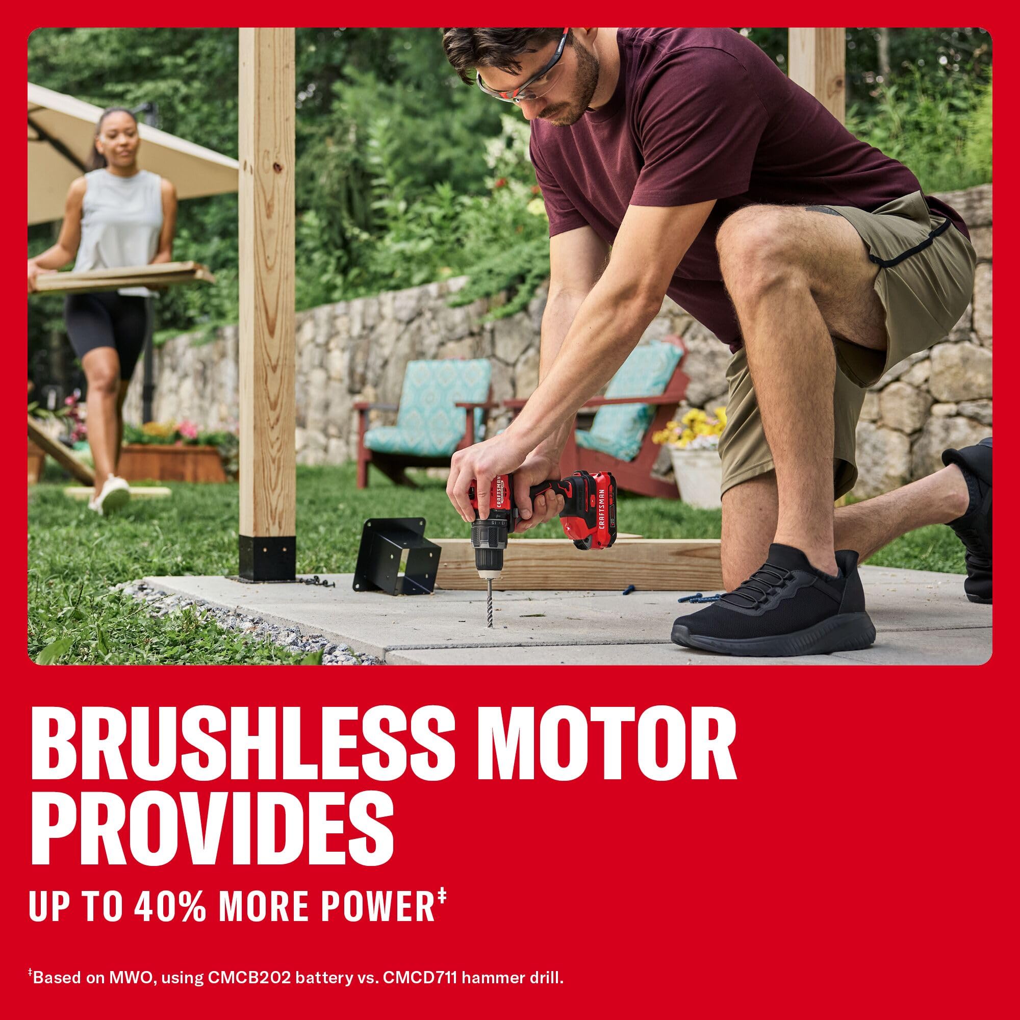 craftsman-v20-1-2-in-brushless-compact-hammer-drill-cordless-battery-not-include image 4