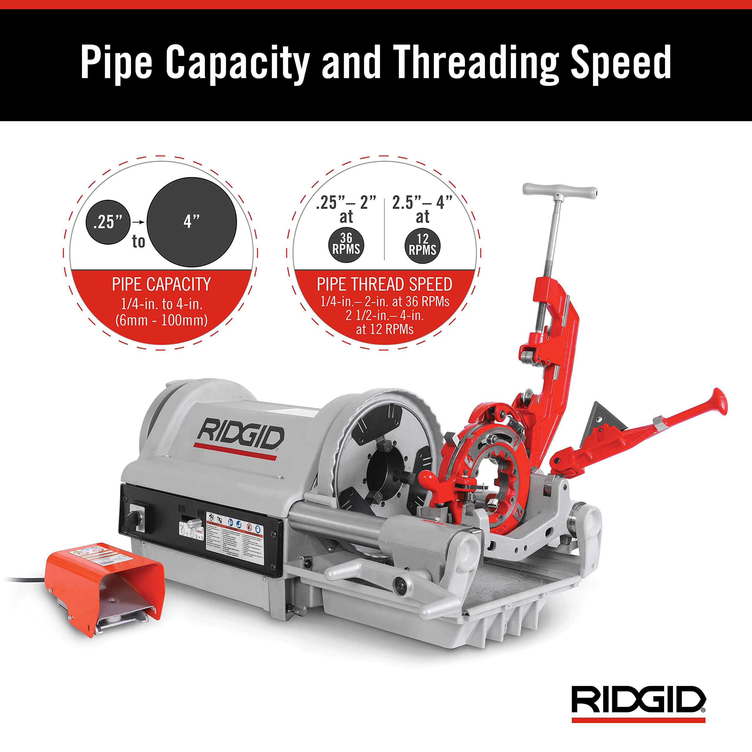 ridgid-26092-model-1224-npt-threading-machine-with-hammer-chuck-25-sale image 6