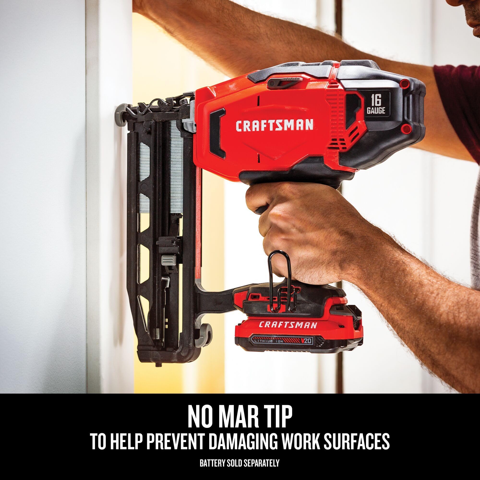 craftsman-v20-cordless-finish-nailer-16-gauge-bare-tool-only-cmcn616b-drives-up- image 8