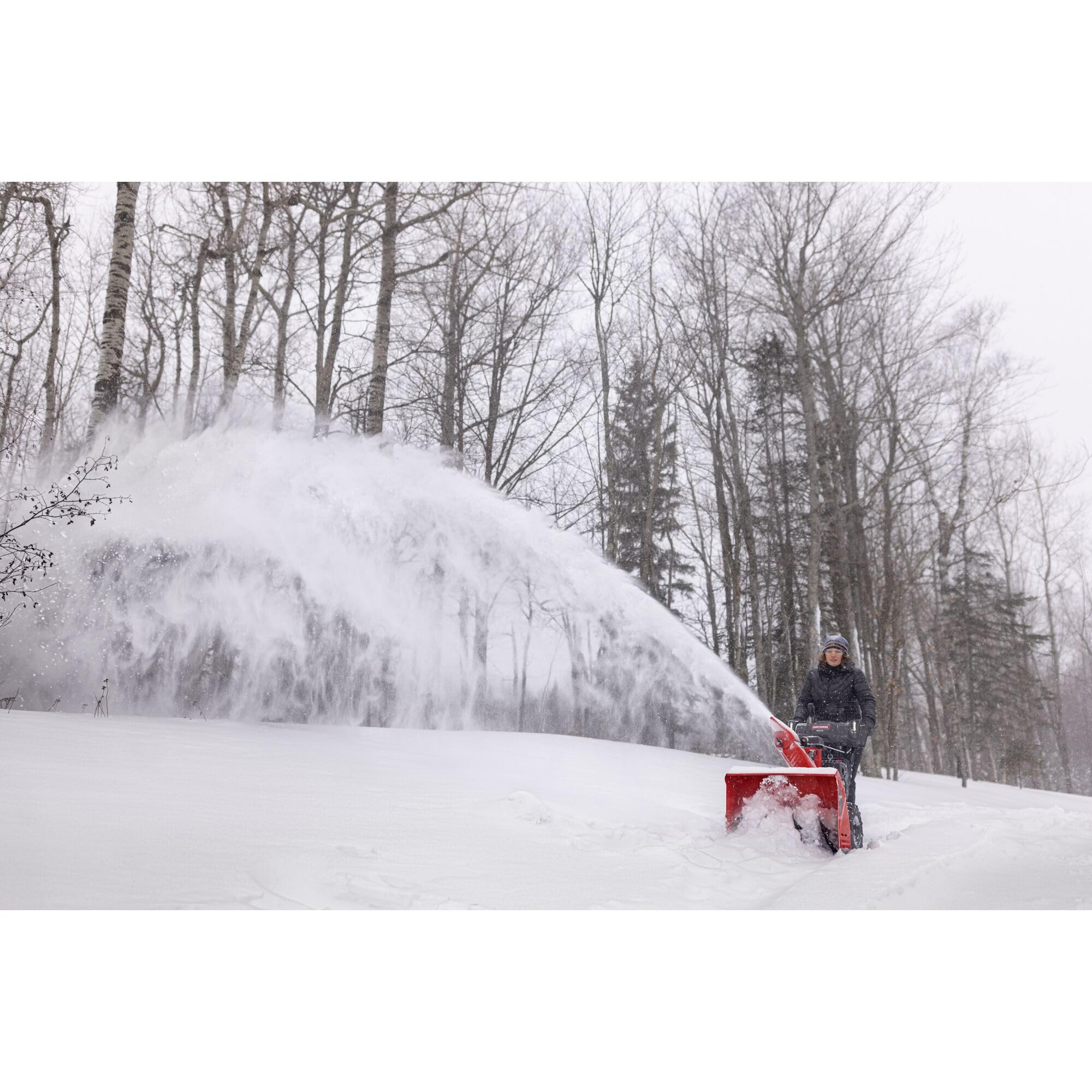 craftsman-select-28-two-stage-self-propelled-snow-thrower-with-push-button-start image 8