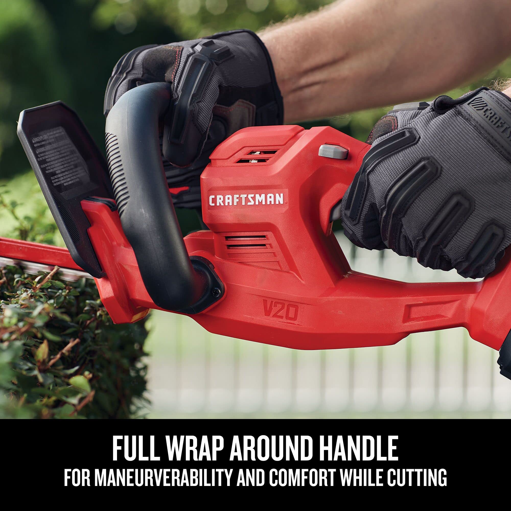 craftsman-v20-cordless-hedge-trimmer-20-inch-dual-action-blades-bare-tool-cmcht8 image 5