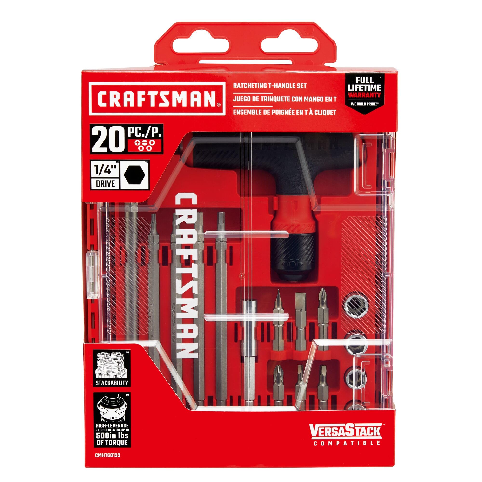 craftsman-t-handle-ratcheting-wrench-set-20-piece-cmht68133-with-versastack-case image 5