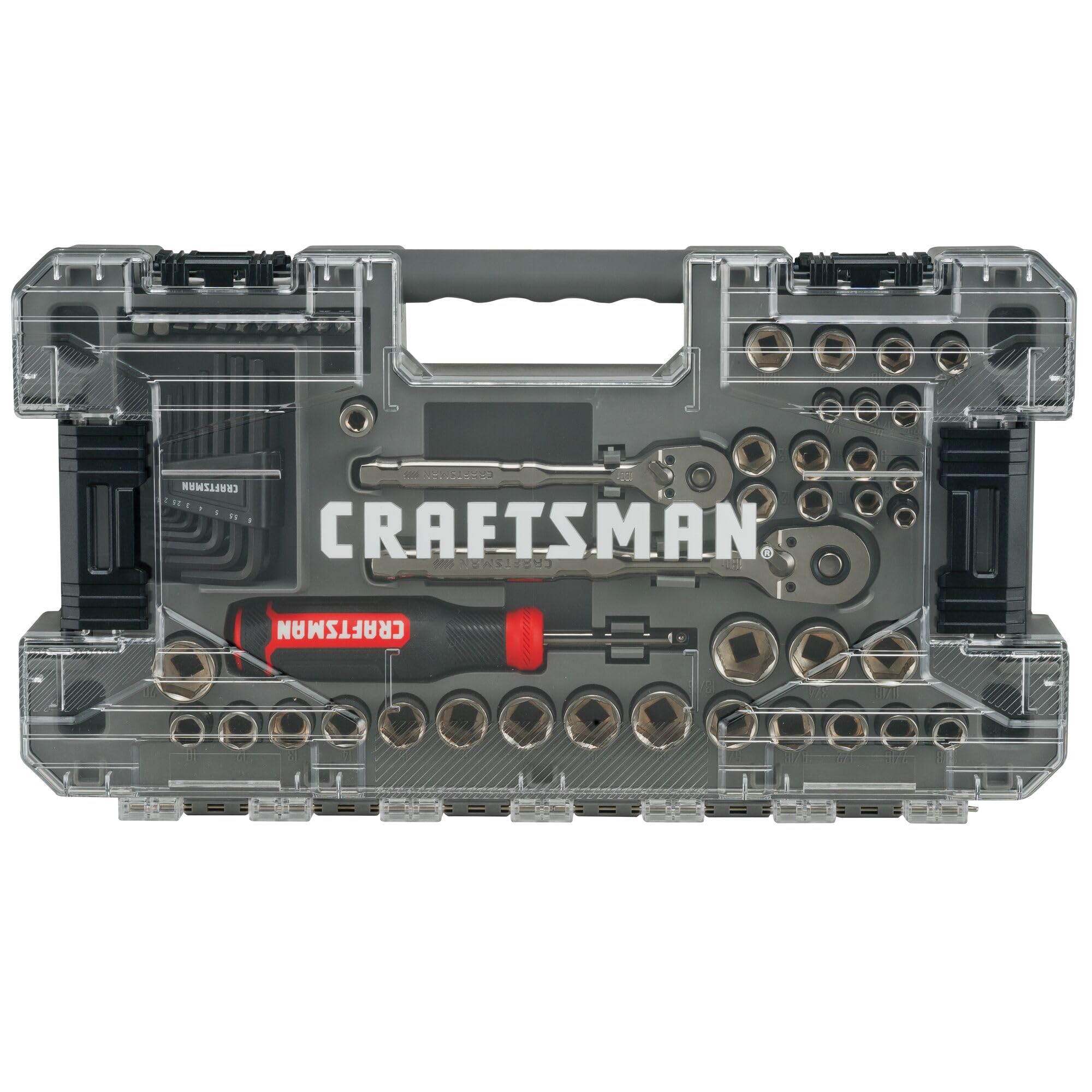 craftsman-overdrive-64-piece-gunmetal-chrome-mechanics-tool-set-standard-sae-met image 8
