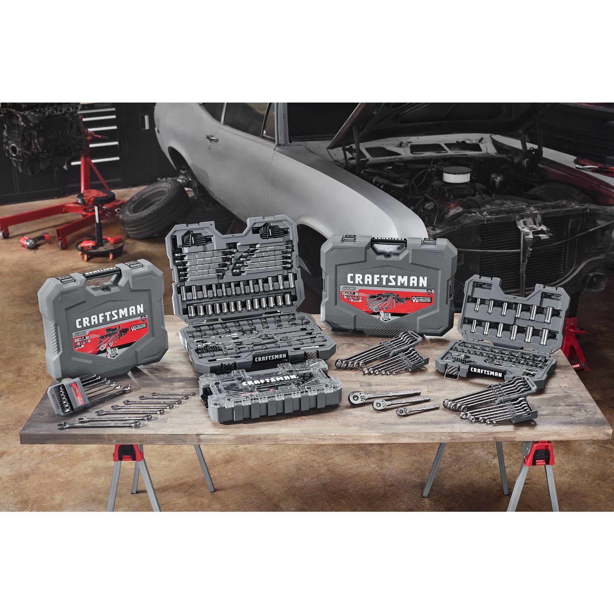 craftsman-overdrive-49-piece-gunmetal-chrome-mechanics-tool-set-sae-metric-socke image 6