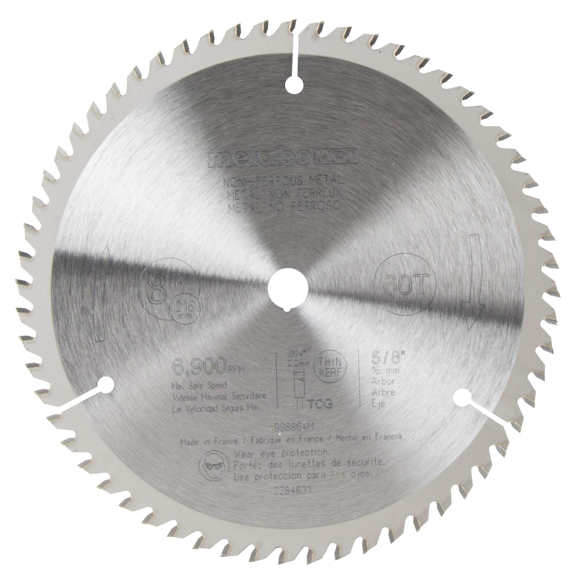metabo-hpt-998864m-8-1-2-inch-60-teeth-tcg-finish-saw-blade image 2