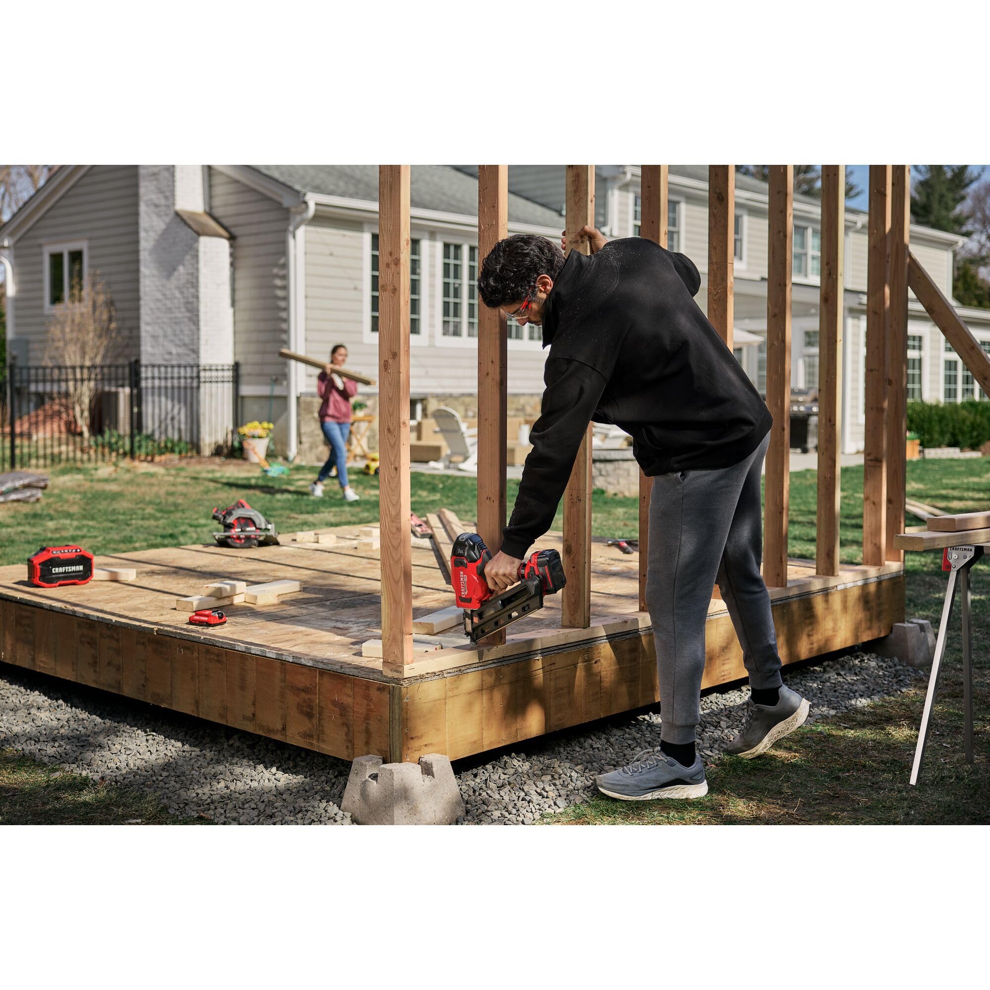 craftsman-v20-brushless-cordless-30-framing-nailer-tool-only-cmcn630ptb image 8