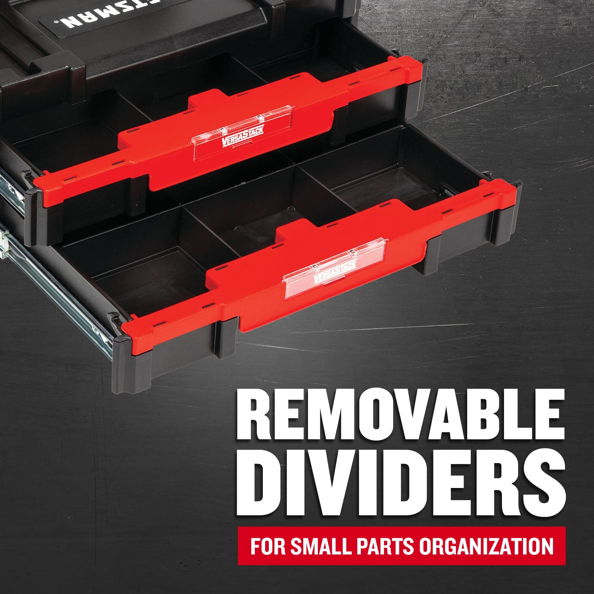 craftsman-versastack-cmst17804-plastic-tool-box-with-drawers-2-drawer image 3
