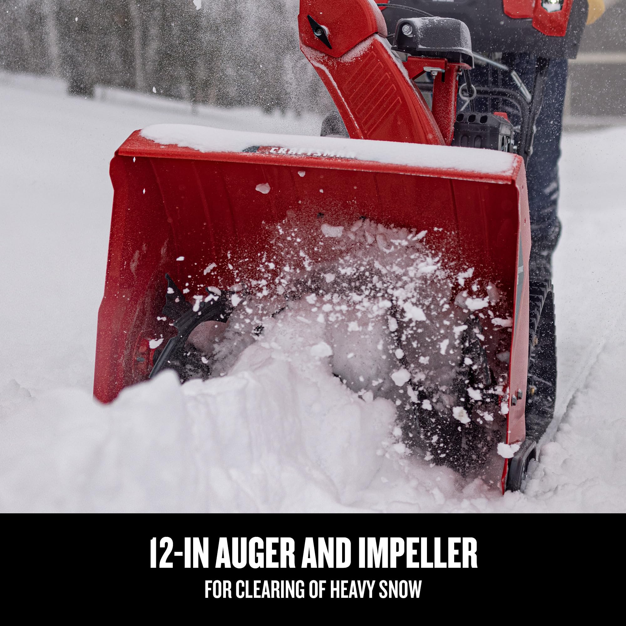 craftsman-performance-26-two-stage-self-propelled-snow-thrower-with-push-button- image 5