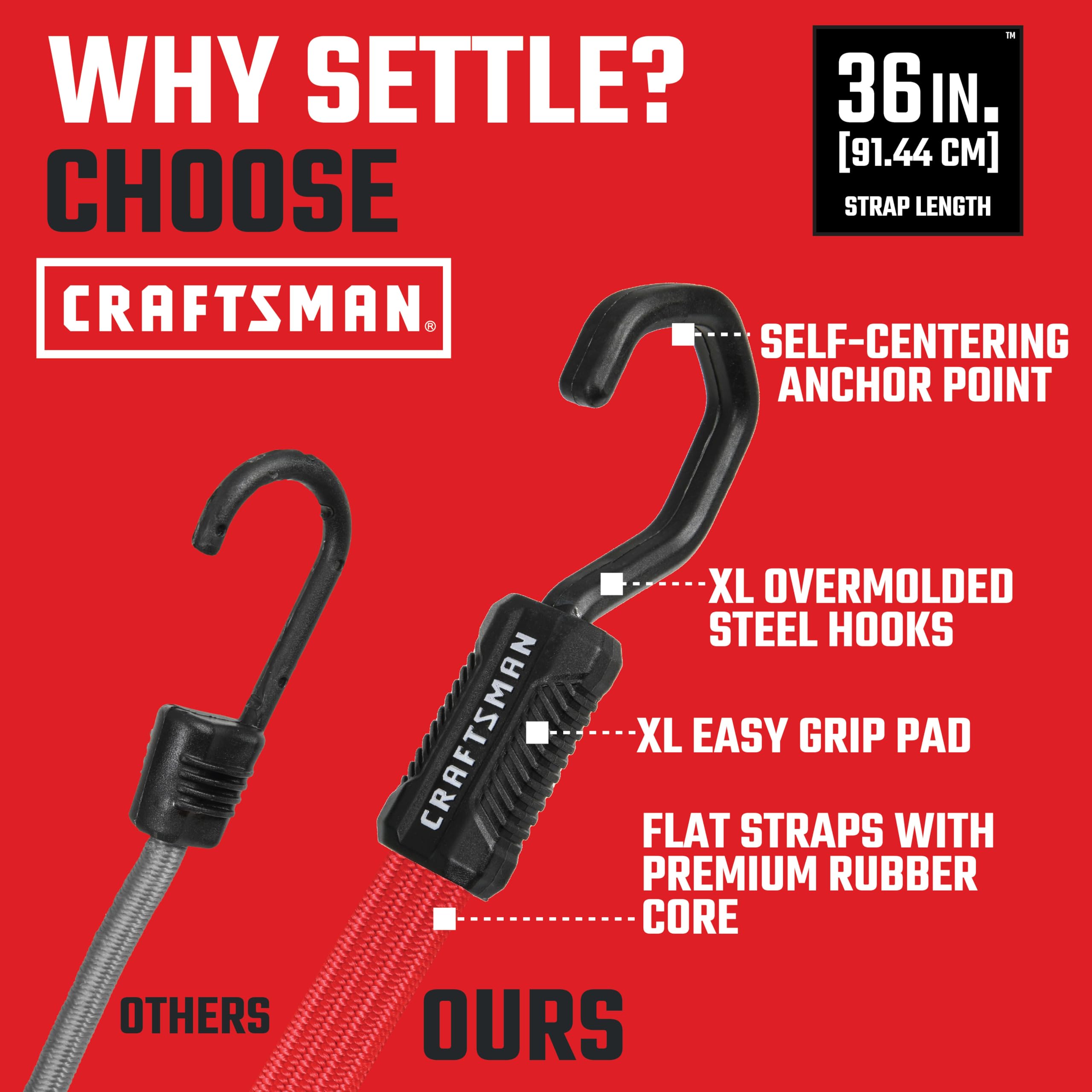 craftsman-cmxazbs777-10-piece-tie-down-kit-with-ratchet-straps-bungees-soft-loop image 3