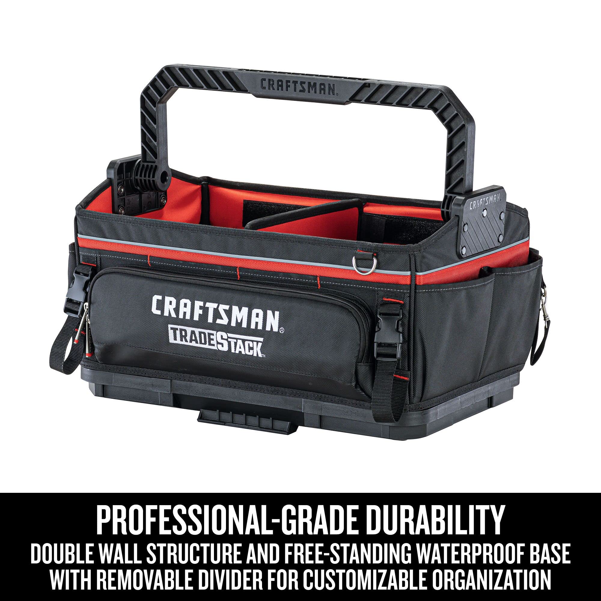 craftsman-tradestack-system-tool-bag-22-inch-open-mouth-tote-waterproof-hard-bot image 3
