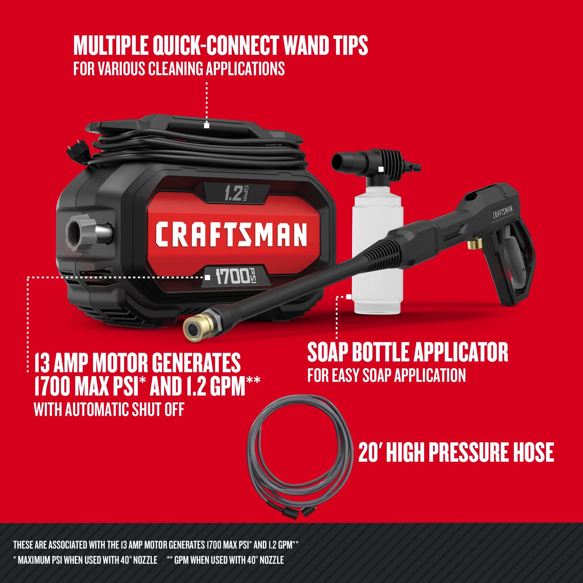 craftsman-cmepw1700-electric-pressure-washer-1700-psi-1-2-gpm-corded image 2