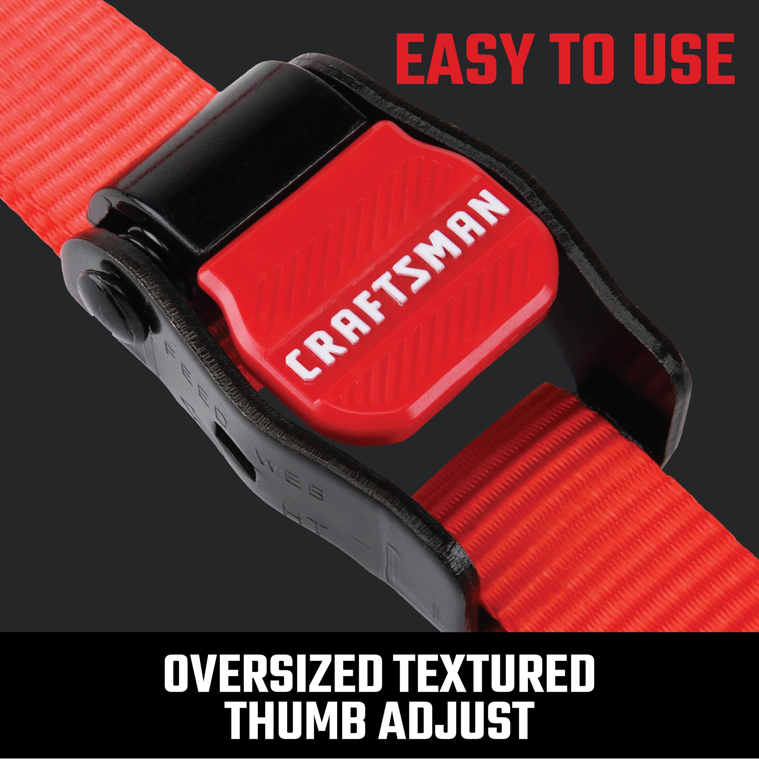 craftsman-cmxazbs9014-black-red-1-x-10-cambuckle-straps-light-weight-duty-900-lb image 3