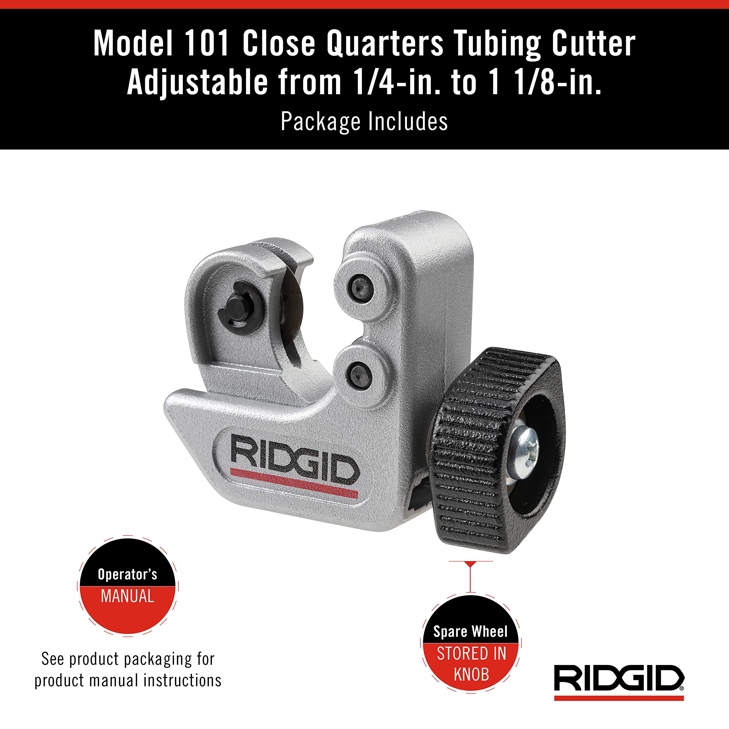 ridgid-101-close-quarters-tubing-cutter-1-4-inch-to-1-1-8-inch-with-spare-wheel- image 8