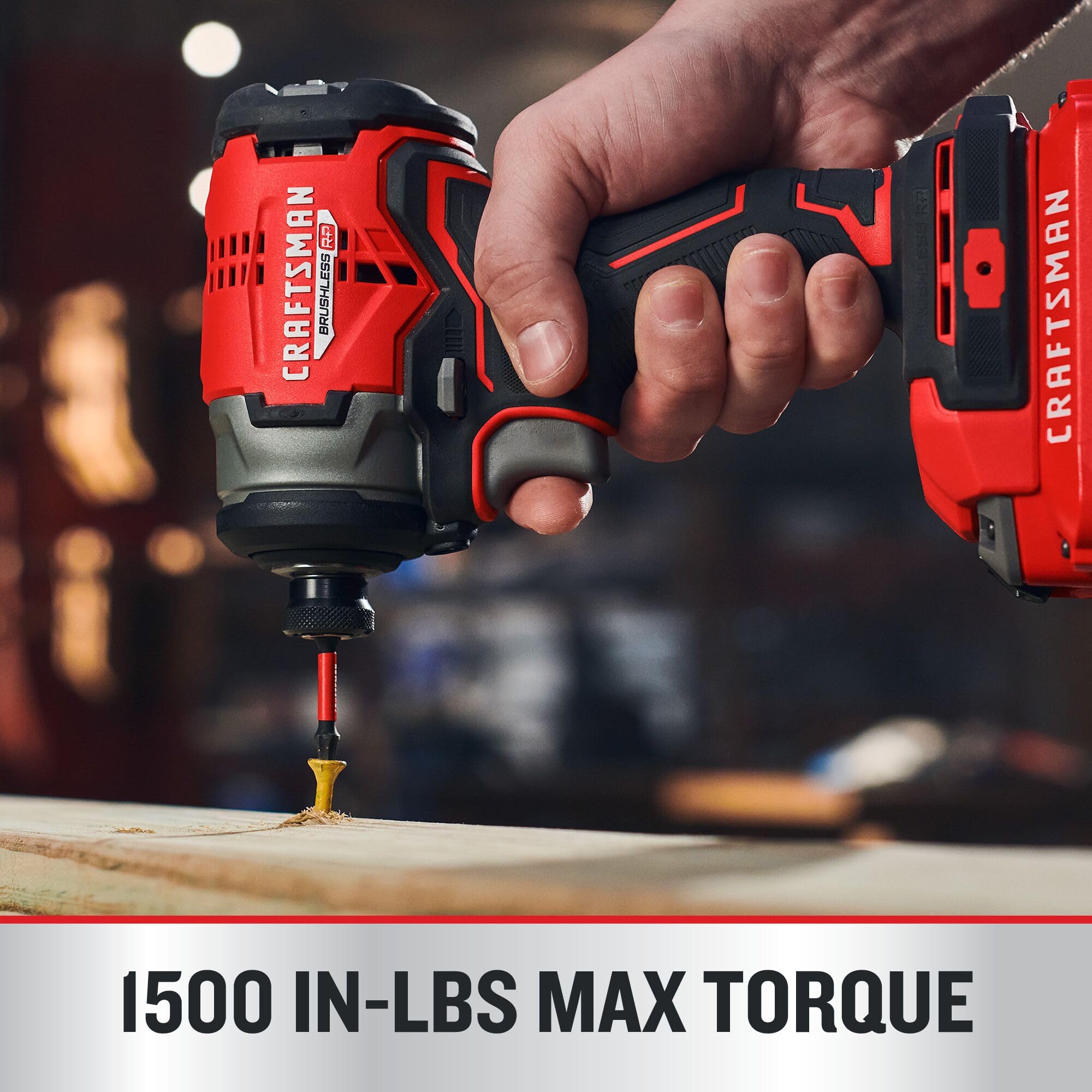 craftsman-v20-1-4-brushless-impact-driver-kit-cmcf813c1-with-battery-and-charger image 4
