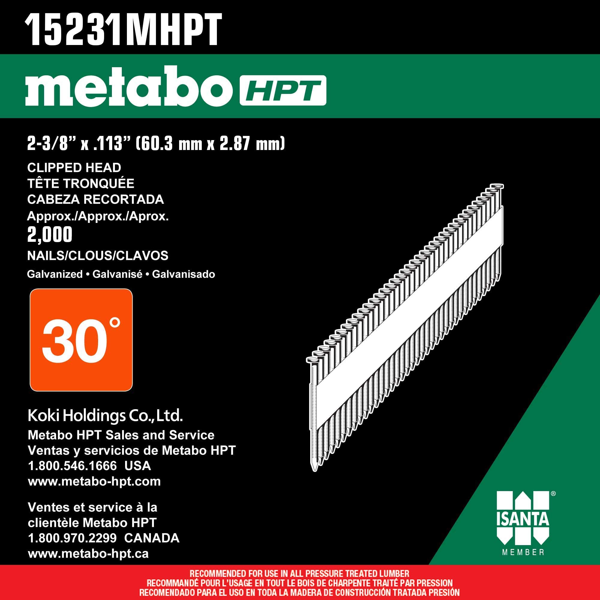 metabo-hpt-15231mhpt-offset-round-head-2-3-8-inch-x-113-hot-dipped-galvanized-ri image 3
