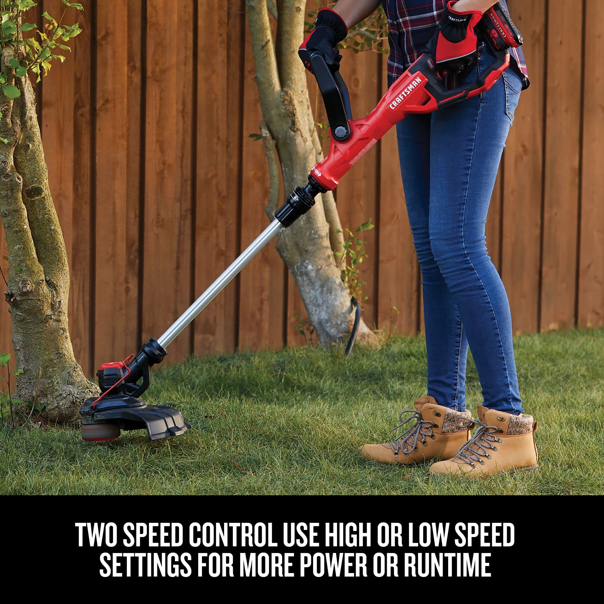 craftsman-v20-20v-max-13-inch-string-trimmer-340-cfm-axial-blower-combo-kit-cmck image 6