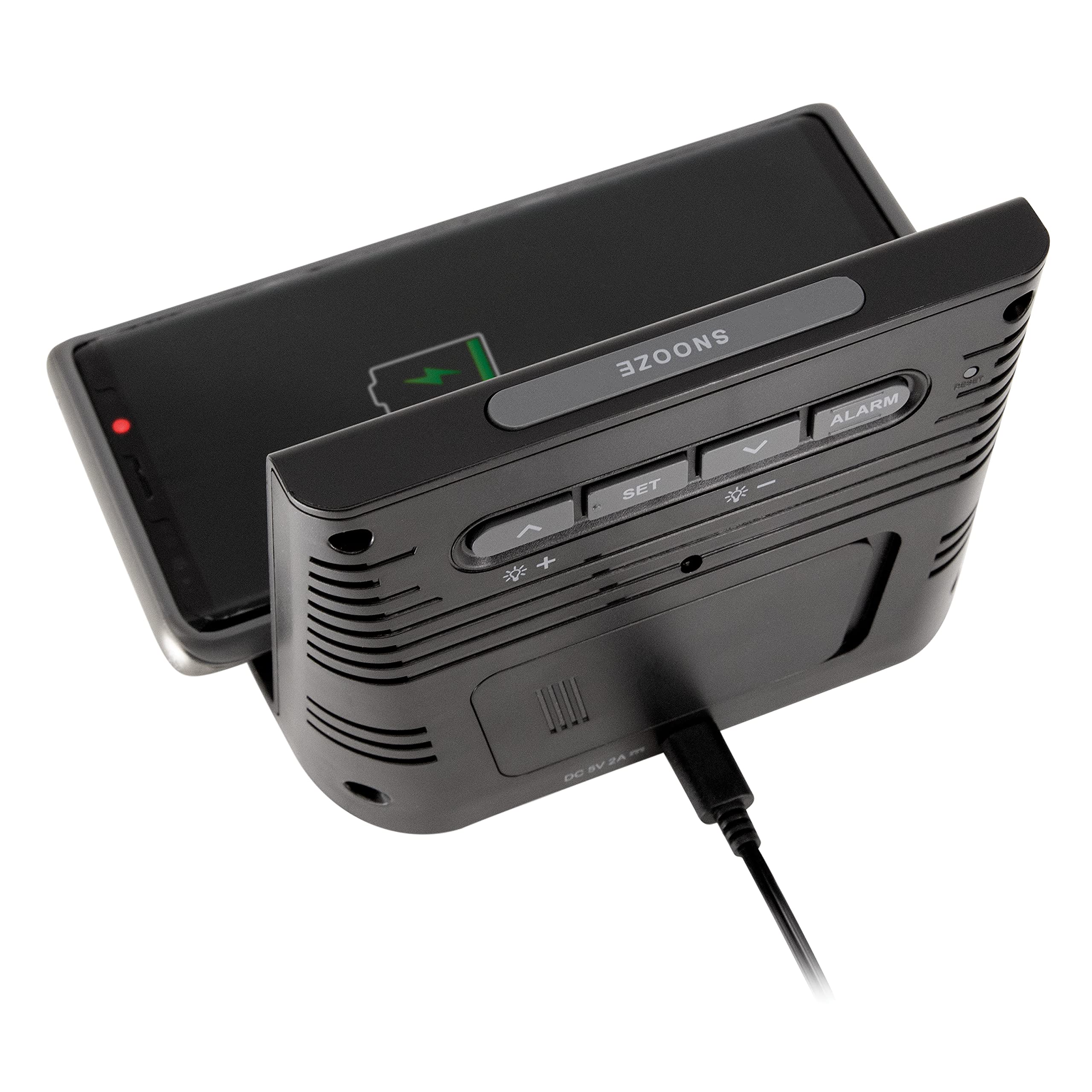 craftsman-weather-forecaster-with-wireless-charging-alarm-clock-and-indoor-outdo image 6
