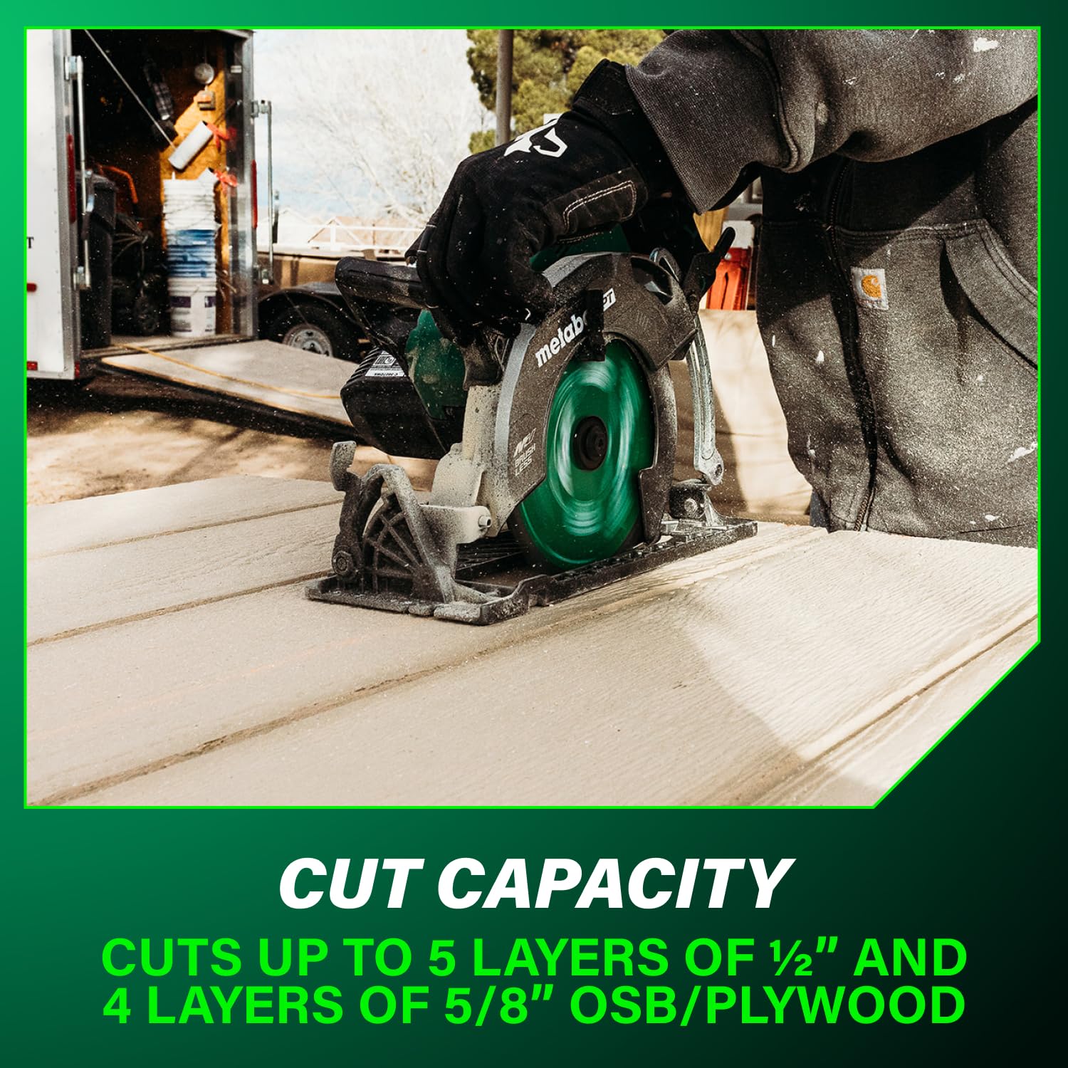 metabo-hpt-36v-multivolt-rear-handle-circular-saw-brushless-7-1-4-blade-c3607dwa image 7