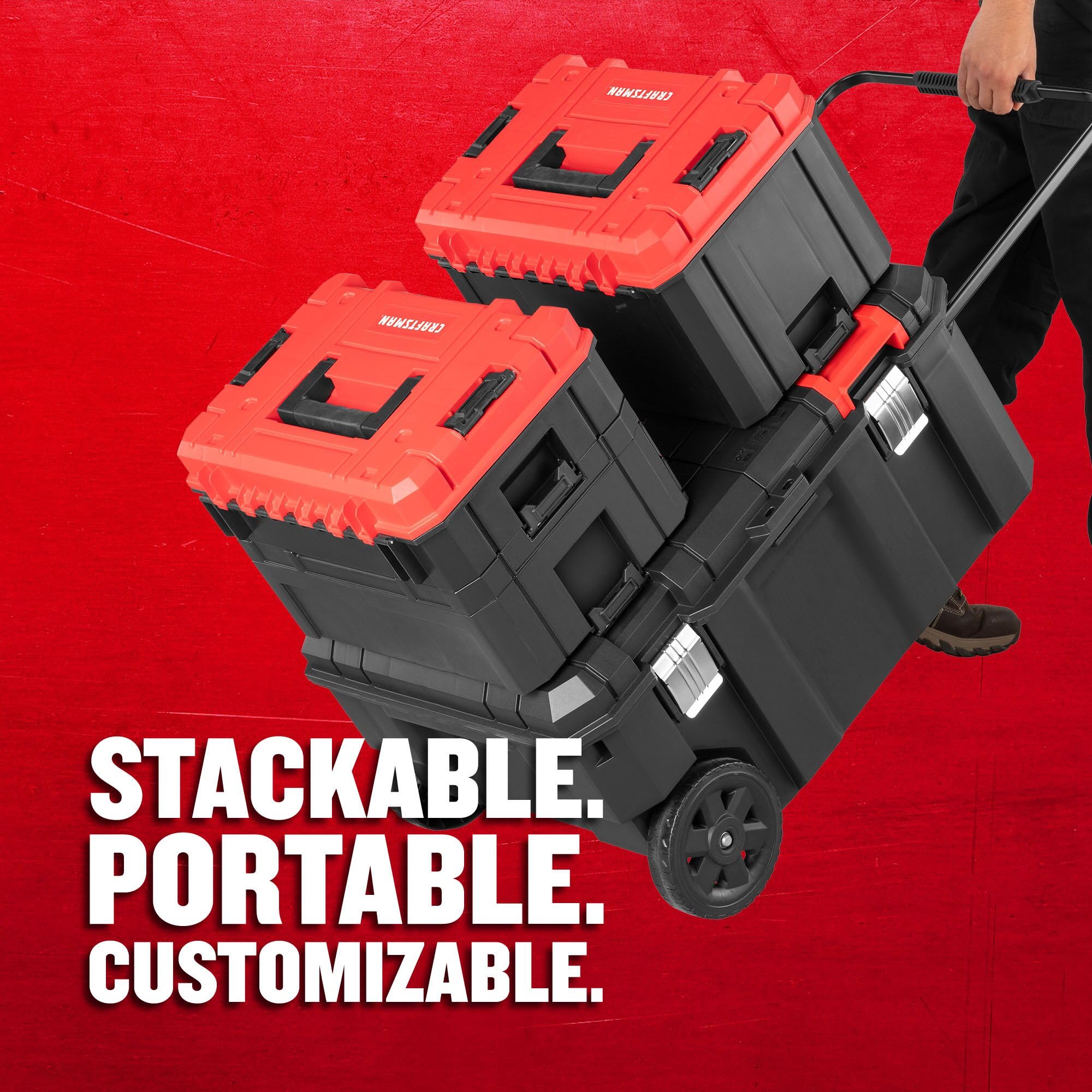 craftsman-versastack-30-gallon-quick-access-rolling-tool-chest-cmst17870-ip54-st image 3