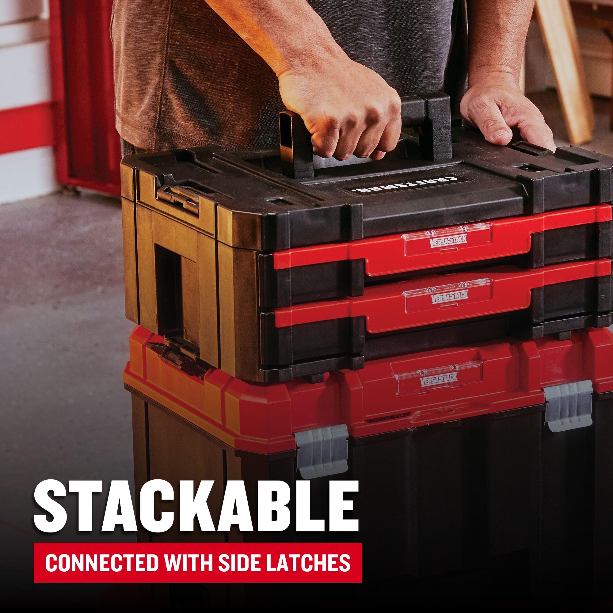 craftsman-versastack-cmst17804-plastic-tool-box-with-drawers-2-drawer image 2