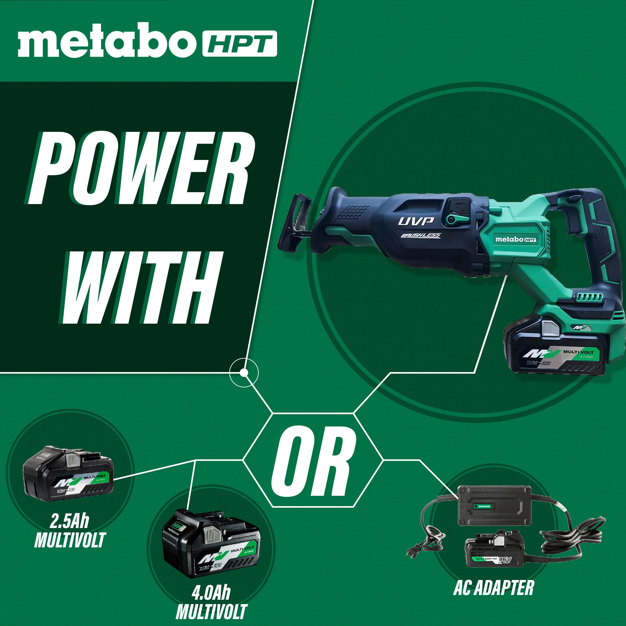 metabo-hpt-36v-multivolt-brushless-reciprocating-saw-kit-cr36da image 2