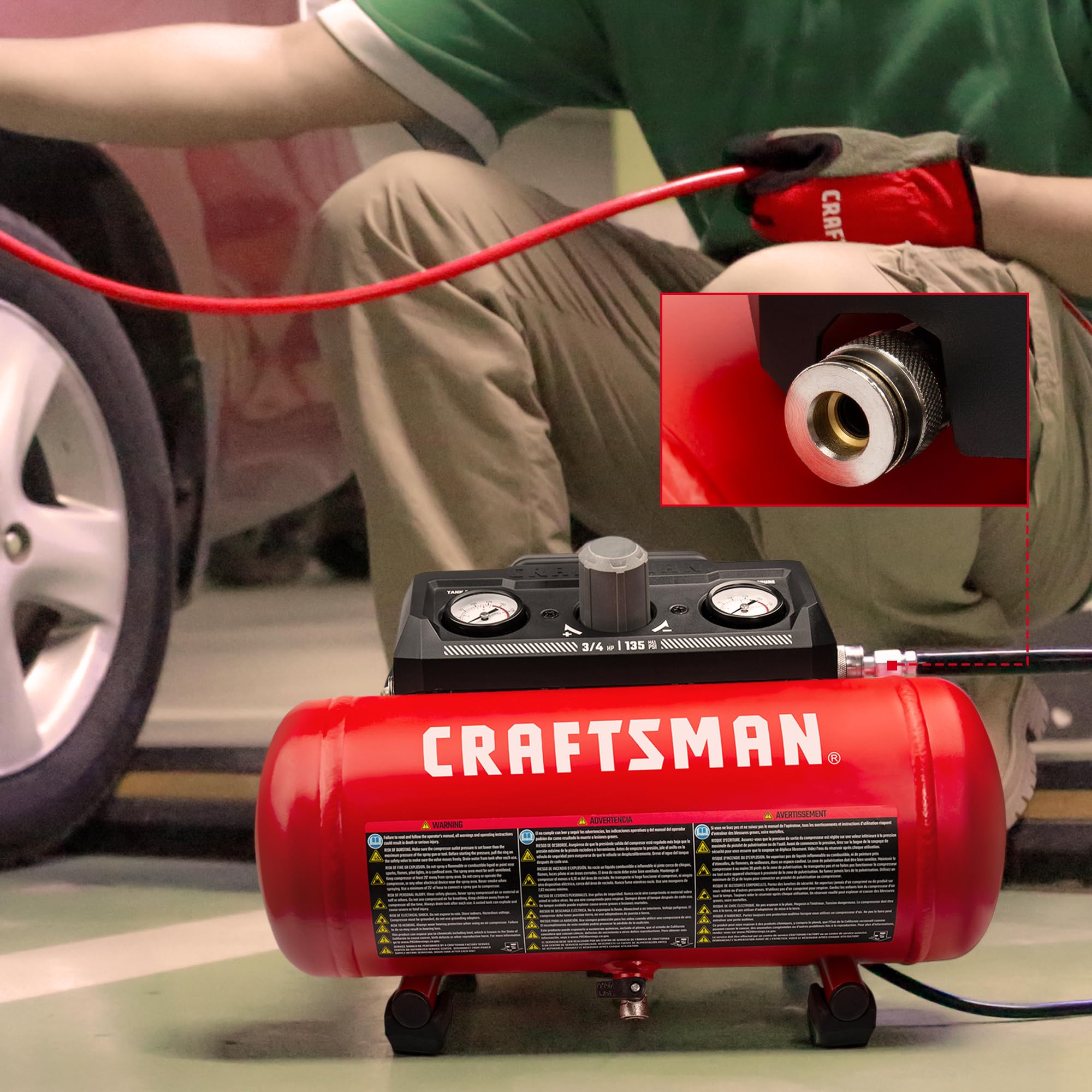 craftsman-1-5-gallon-portable-air-compressor-3-4-hp-125-psi image 2